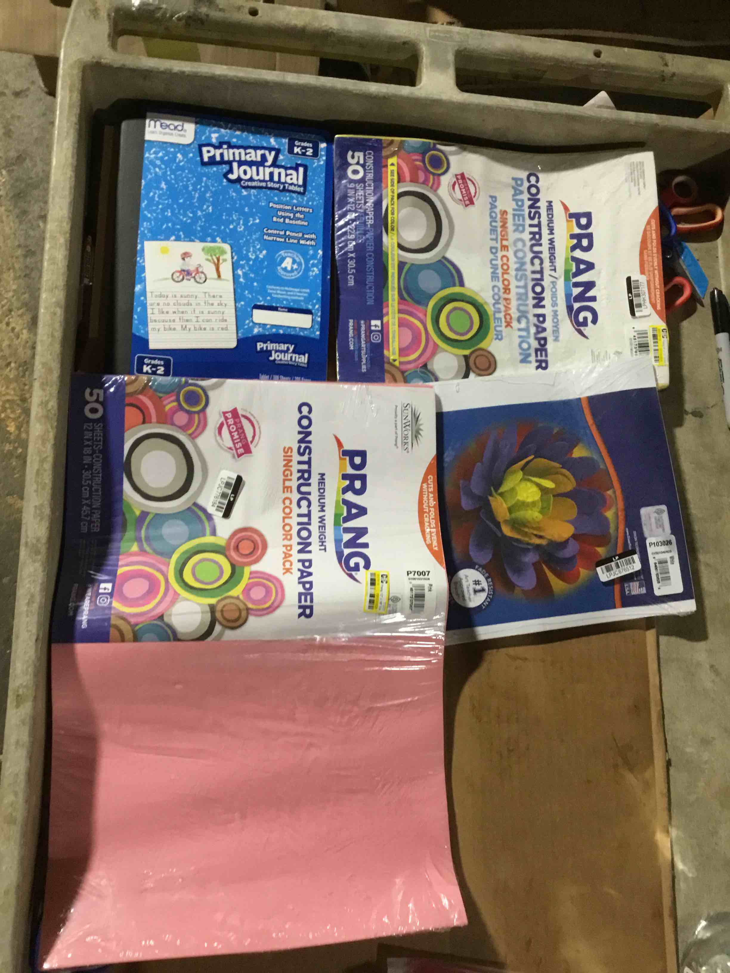 Prang (Formerly SunWorks) Construction Paper, Pink, 12" x 18", 50 Sheets