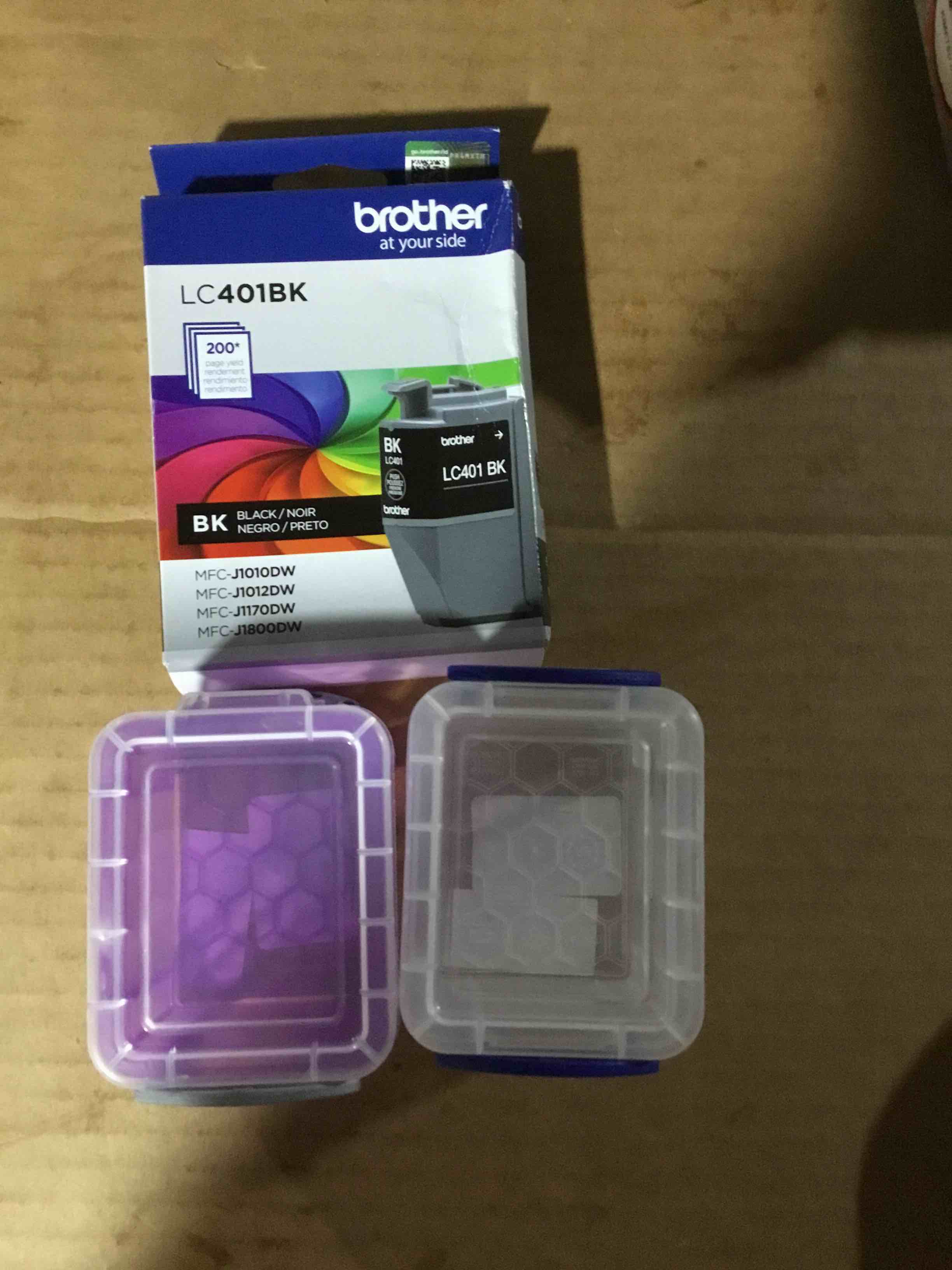 Really Useful Box Plastic Storage 0.14 Litre Clear (Pack of 10) and brother at your side