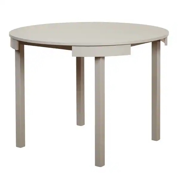 Tobey Round Dinning Table, White color