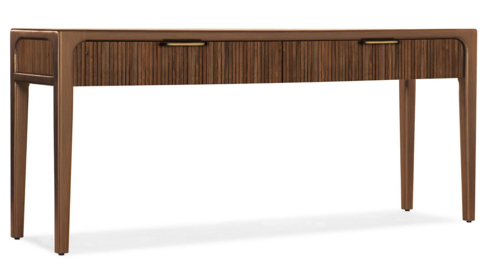 Archer Tambour Console Table (Chestnut)
