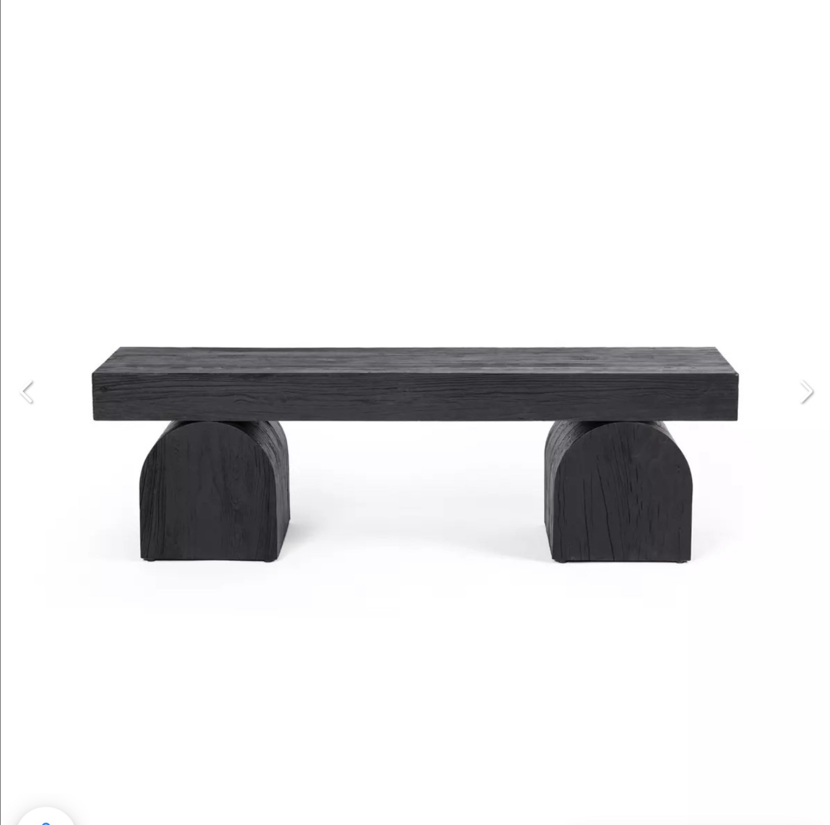 Four Hands Keane Bench - Black Elm