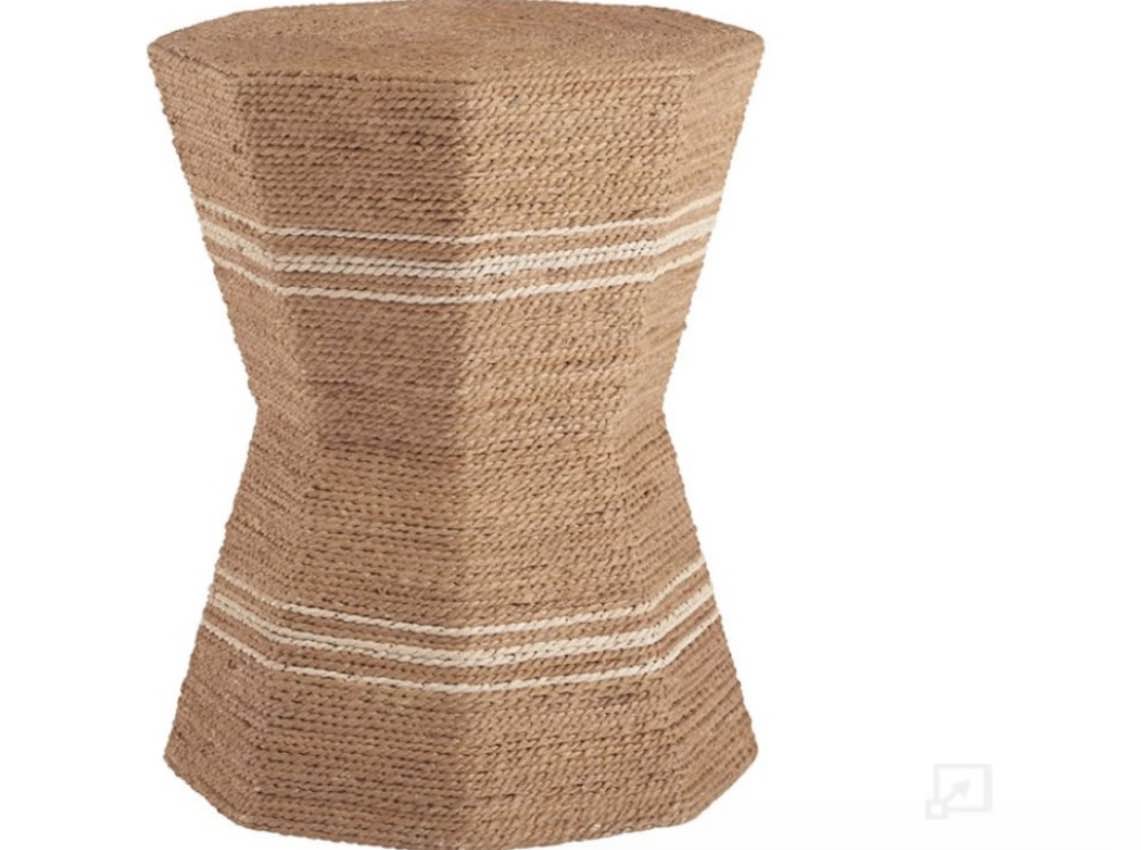 Woven Octagonal Side Table