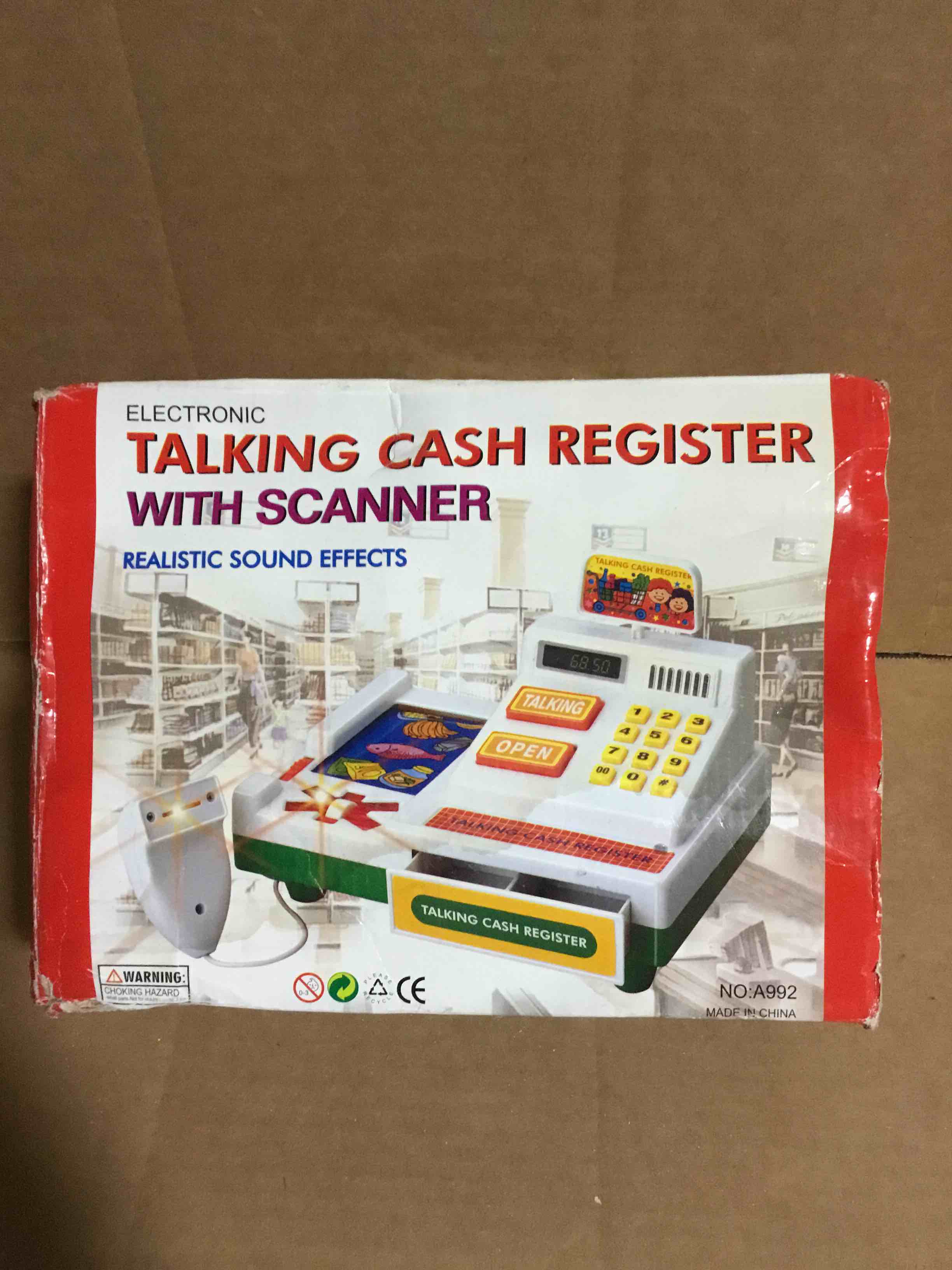 Condition photo showing Good Condition for Interactive Kids Cash Register with Scanner & Sounds 
