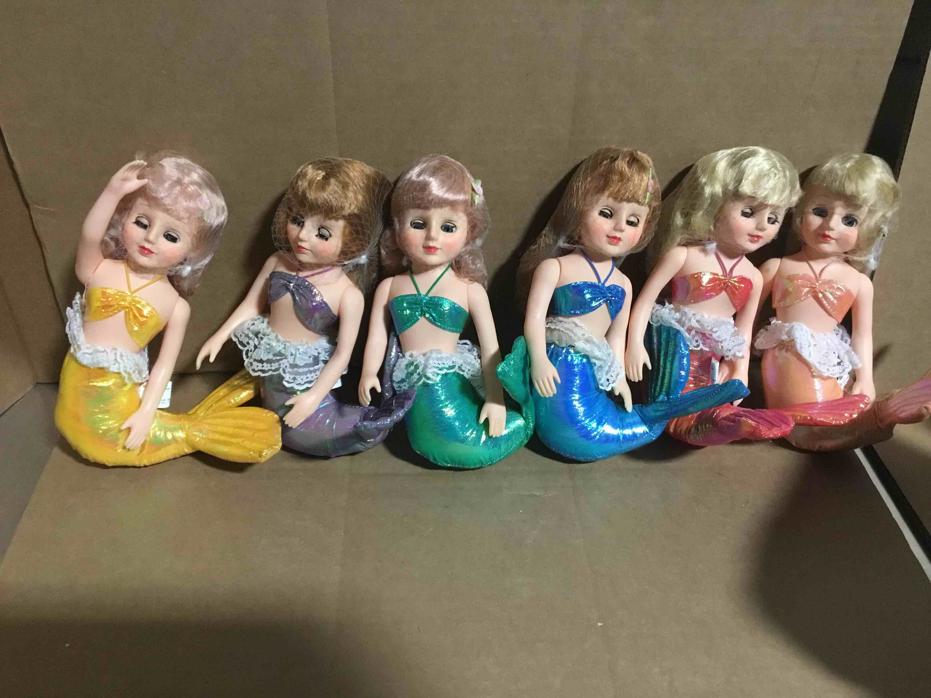 Condition photo showing New/Like New for Pack of 12 Sweet Sirena, Rooted Hair, Soft Body, Moving Eyes