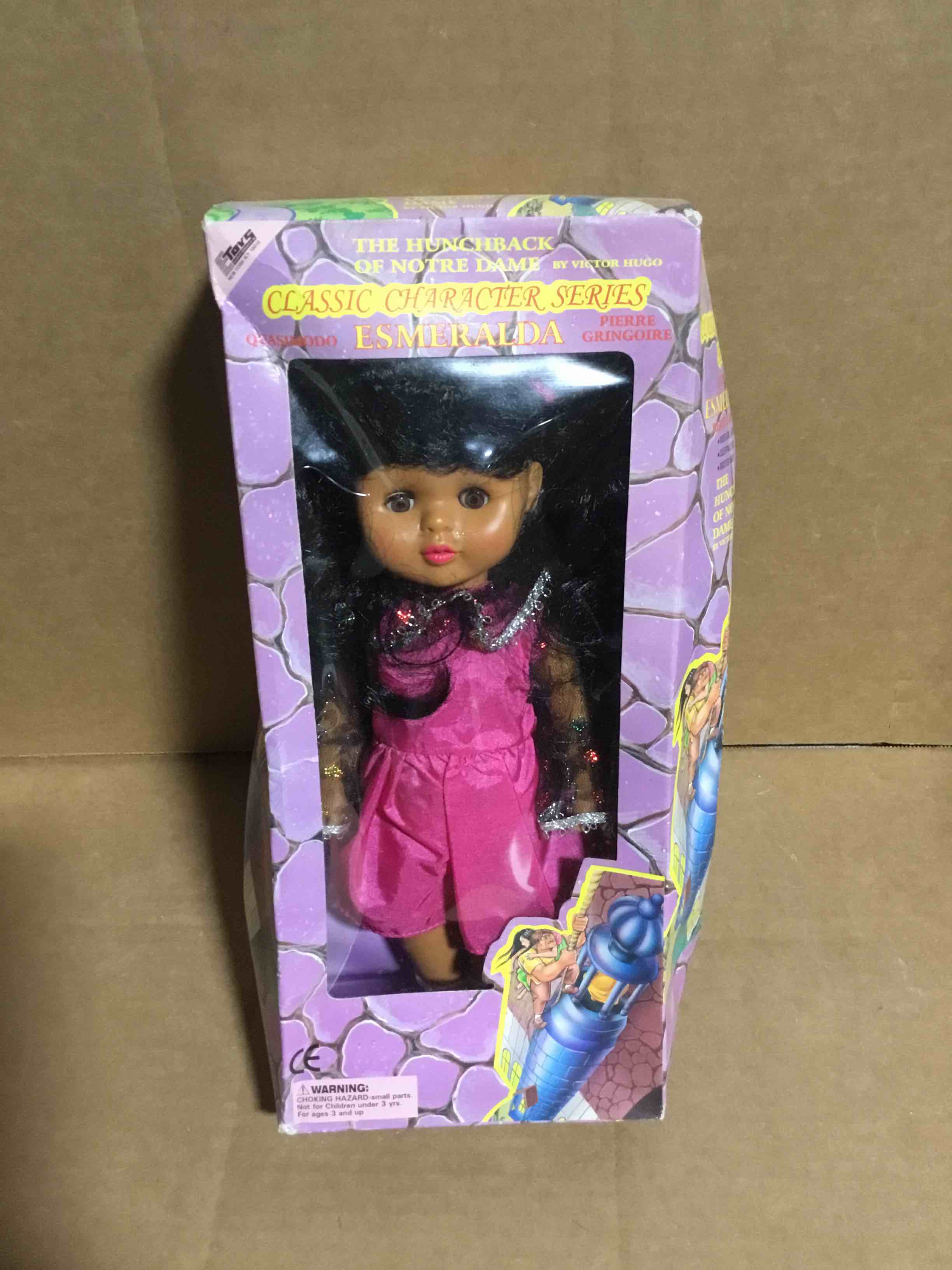 Condition photo showing New/Like New for The Hunchback Of Notre Dame, Classic Character Series, ESMERALDA Doll