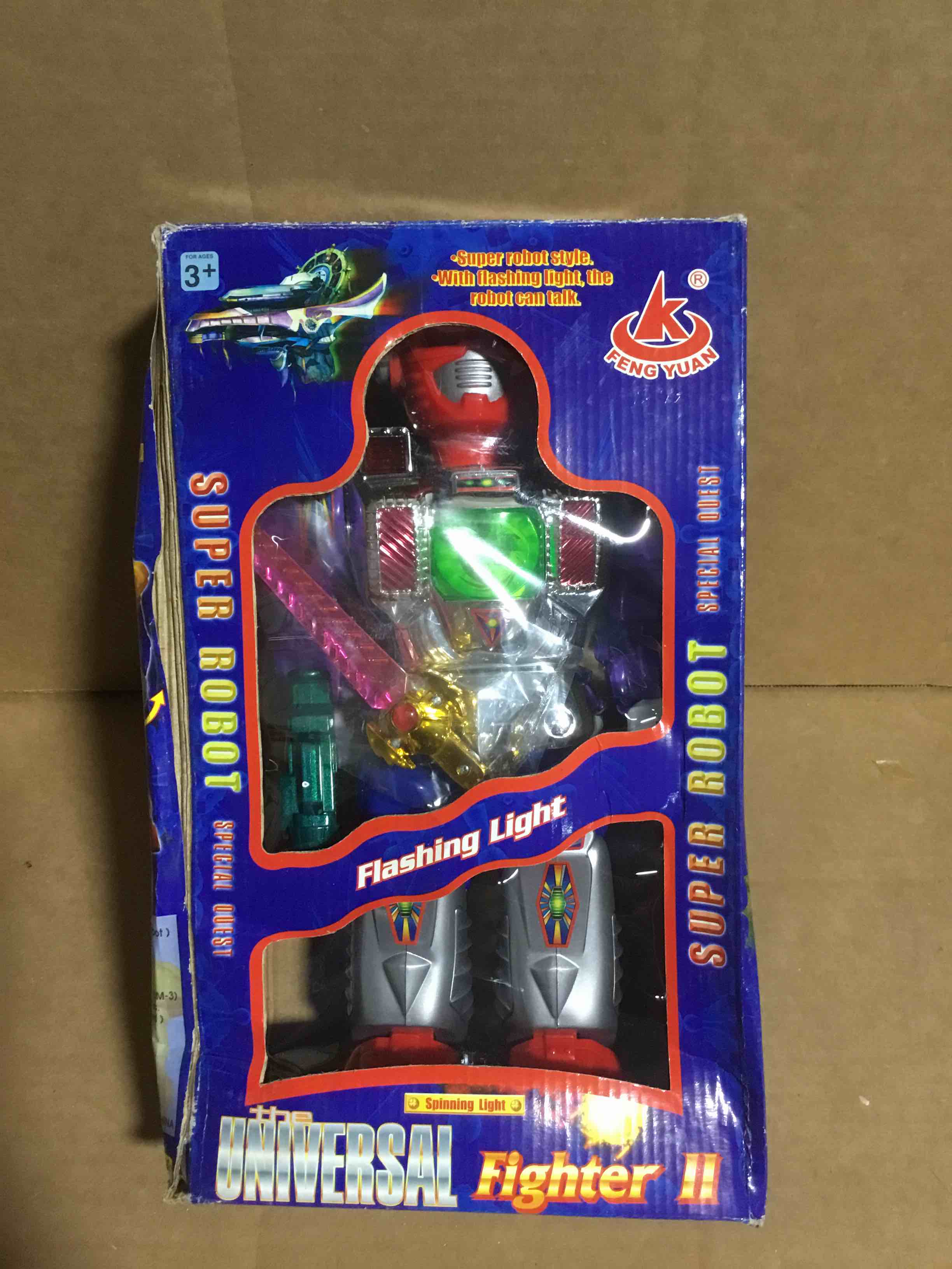 Condition photo showing New/Like New for Super Robot, Universal Fighter II 