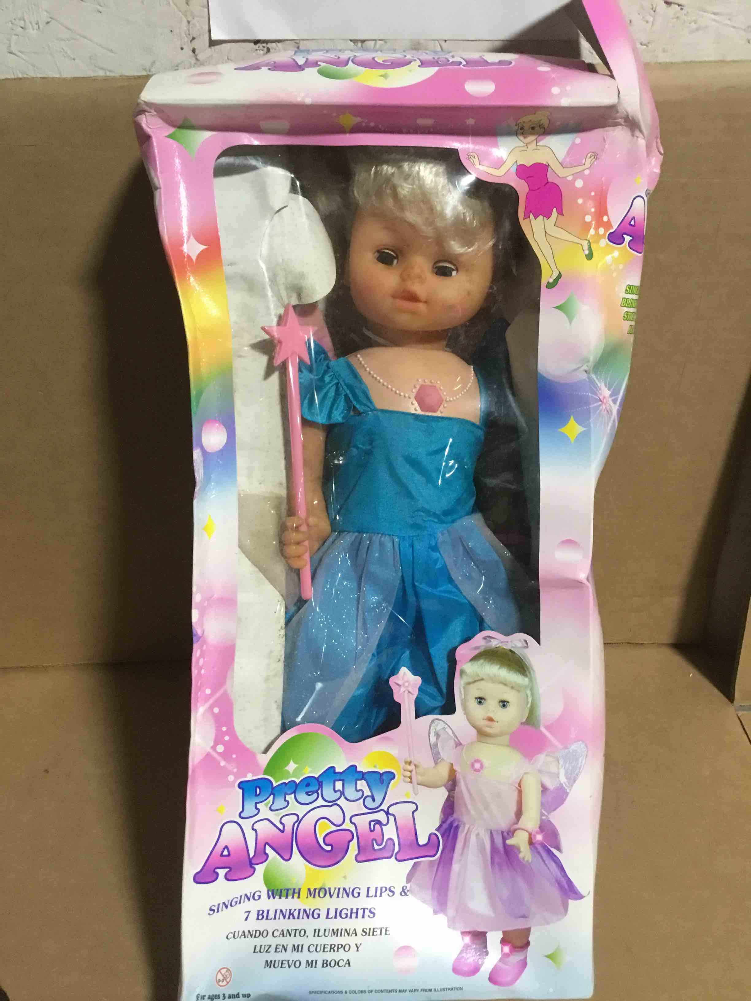 Pretty Ángel Doll, Singing With Moving Lips & 7 Blinking Lights