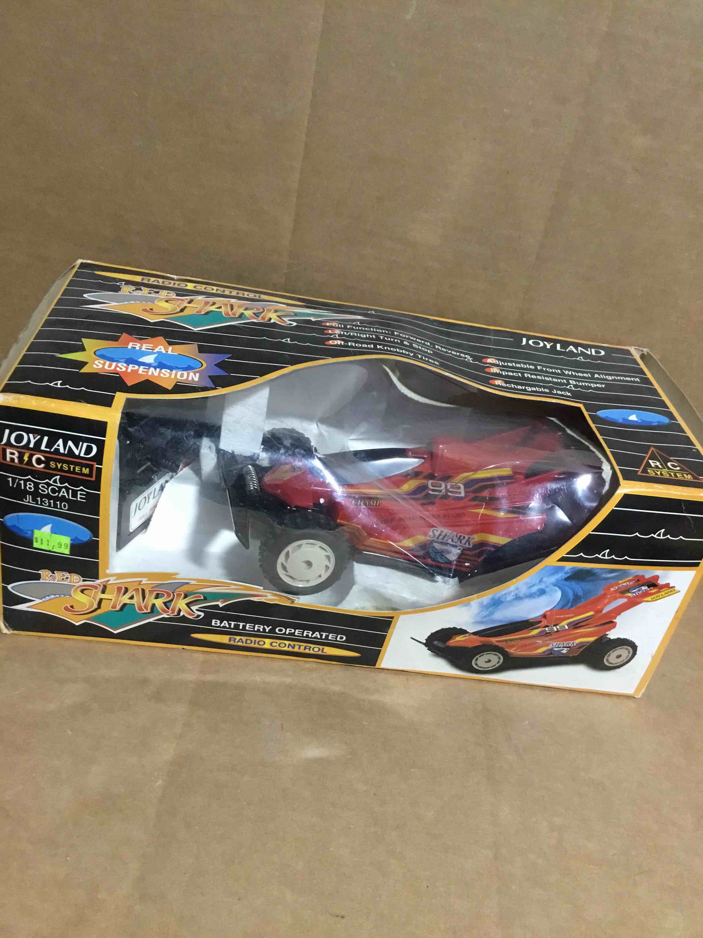 Condition photo showing New/Like New for Red Shark, All Terrain Toy Electric Car- Radio Control