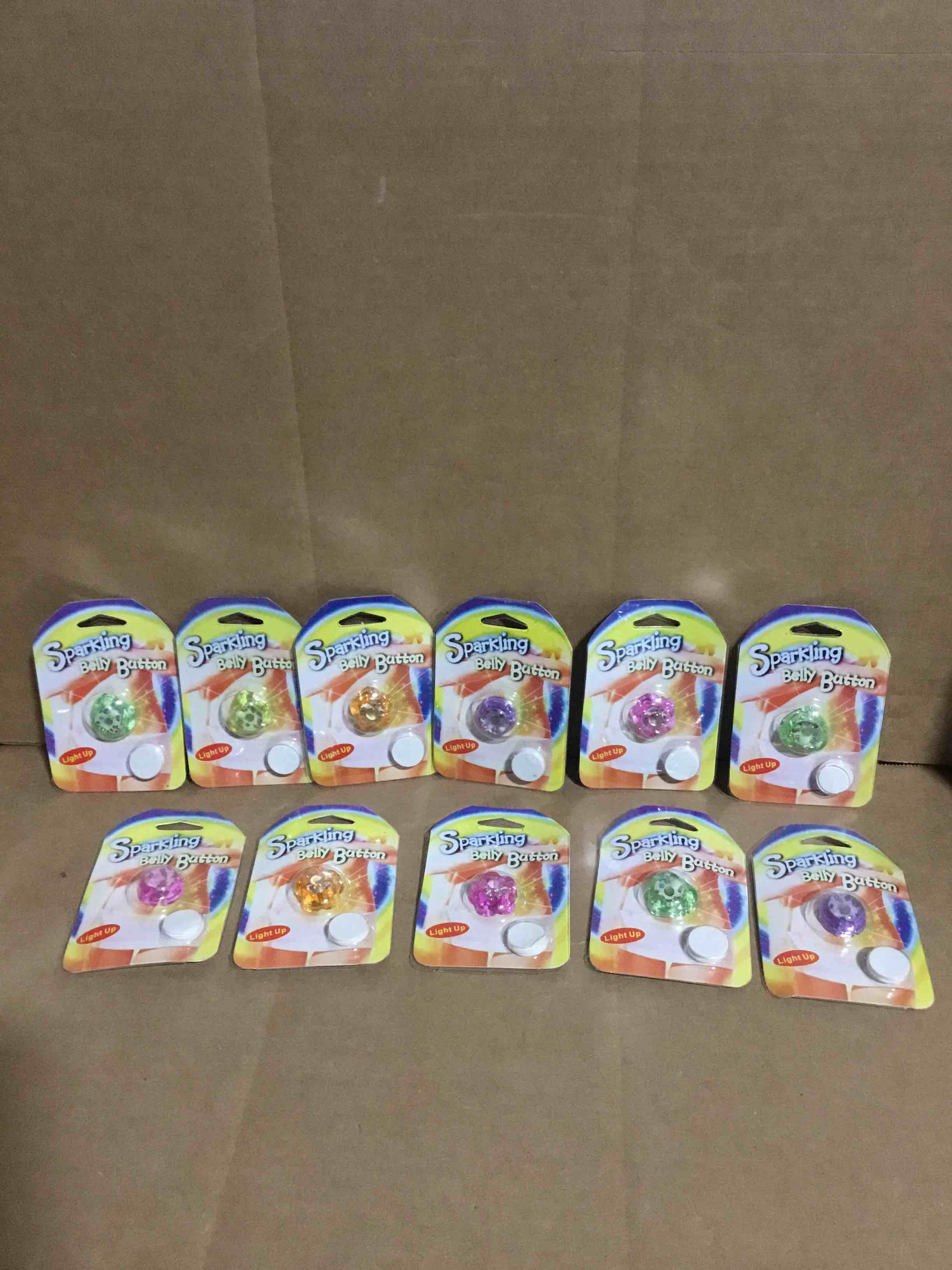 Condition photo showing New/Like New for Pack of 11 Sparkling Belly Button, Light Up