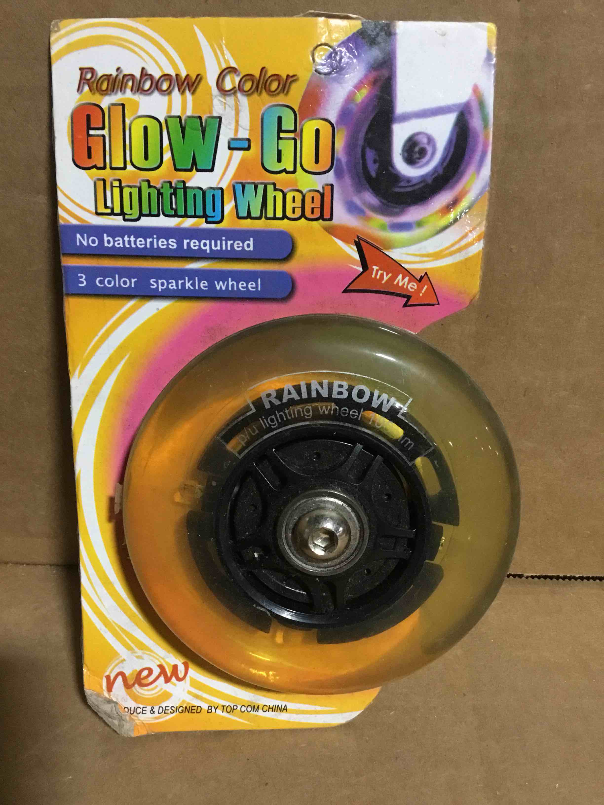 Condition photo showing New/Like New for Light Up Scooter Replacement Wheel - 3 Color LED's 100mm