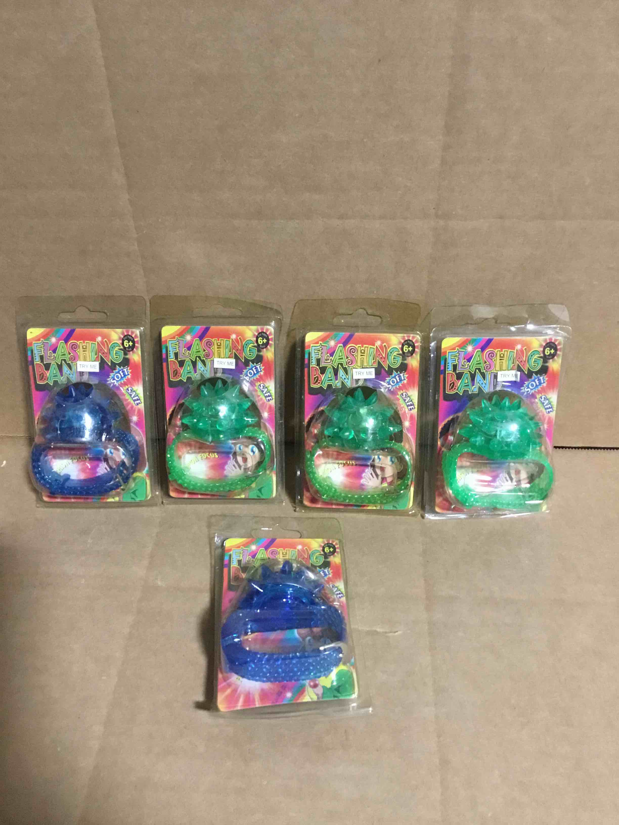 Pack of 5 Flashing Band, Fashion Focus