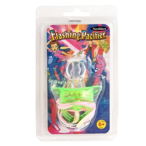 24 Pieces Led Flashing Novelty Pacifiers 