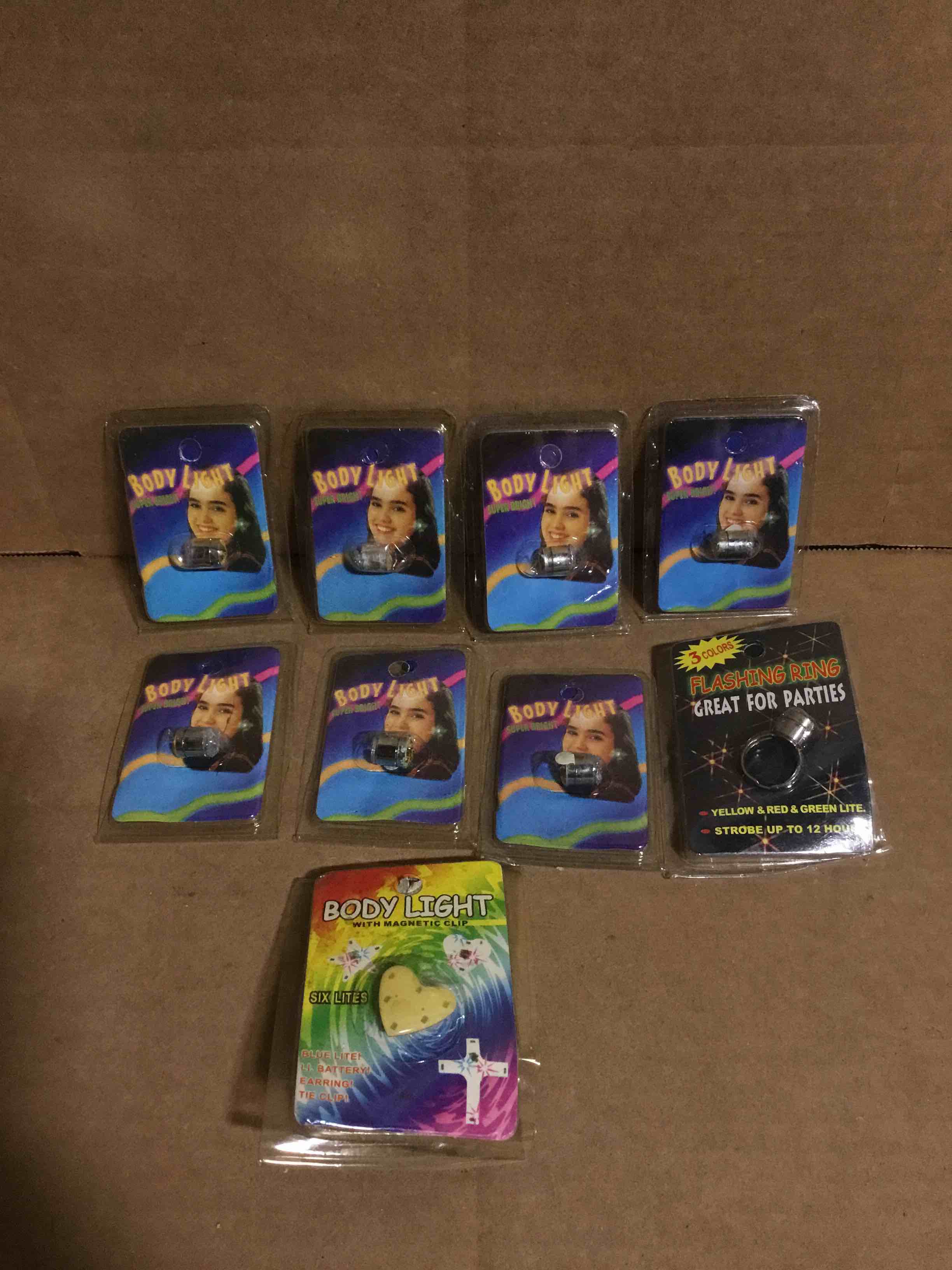 Condition photo showing New/Like New for Pack of 9 Assortment Body Light 