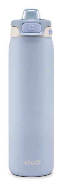 Ello Pop & Fill 22oz. Stainless Steel Water Bottle with Leak Proof Locking Lid