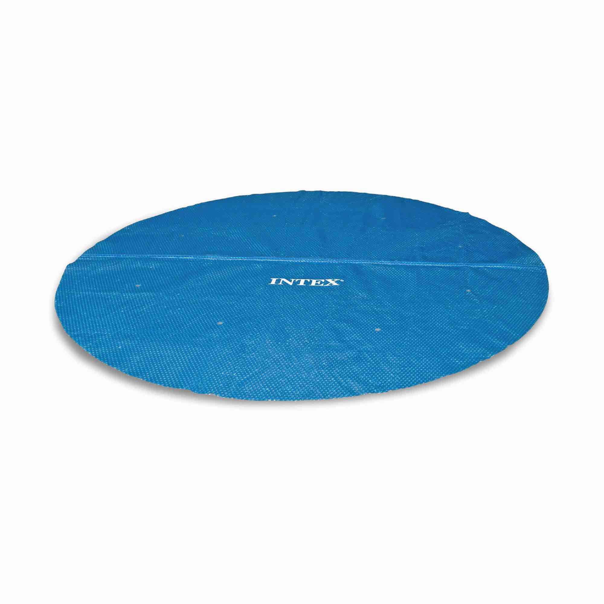 Intex 12 Ft ( 3.66m ) Round Easy Set and Metal Frame Swimming Pool Solar Tarp