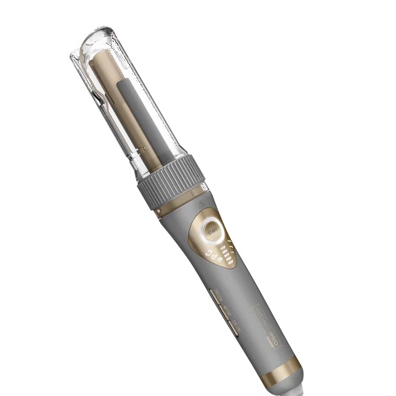 Conair - InfinitiPRO Curl Secret 2.0 Ceramic Curling Iron - Gray
