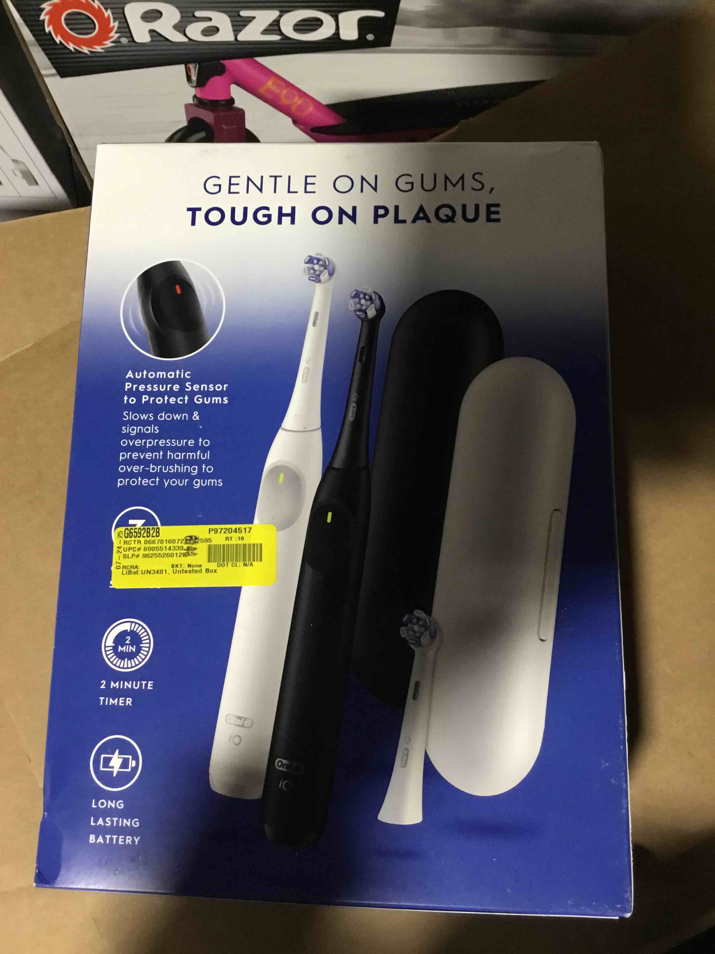 Condition photo showing Good Condition for Oral-B iO Series 2 Electric Toothbrush  Pure White & Night Black  2 Ct  3 Heads
