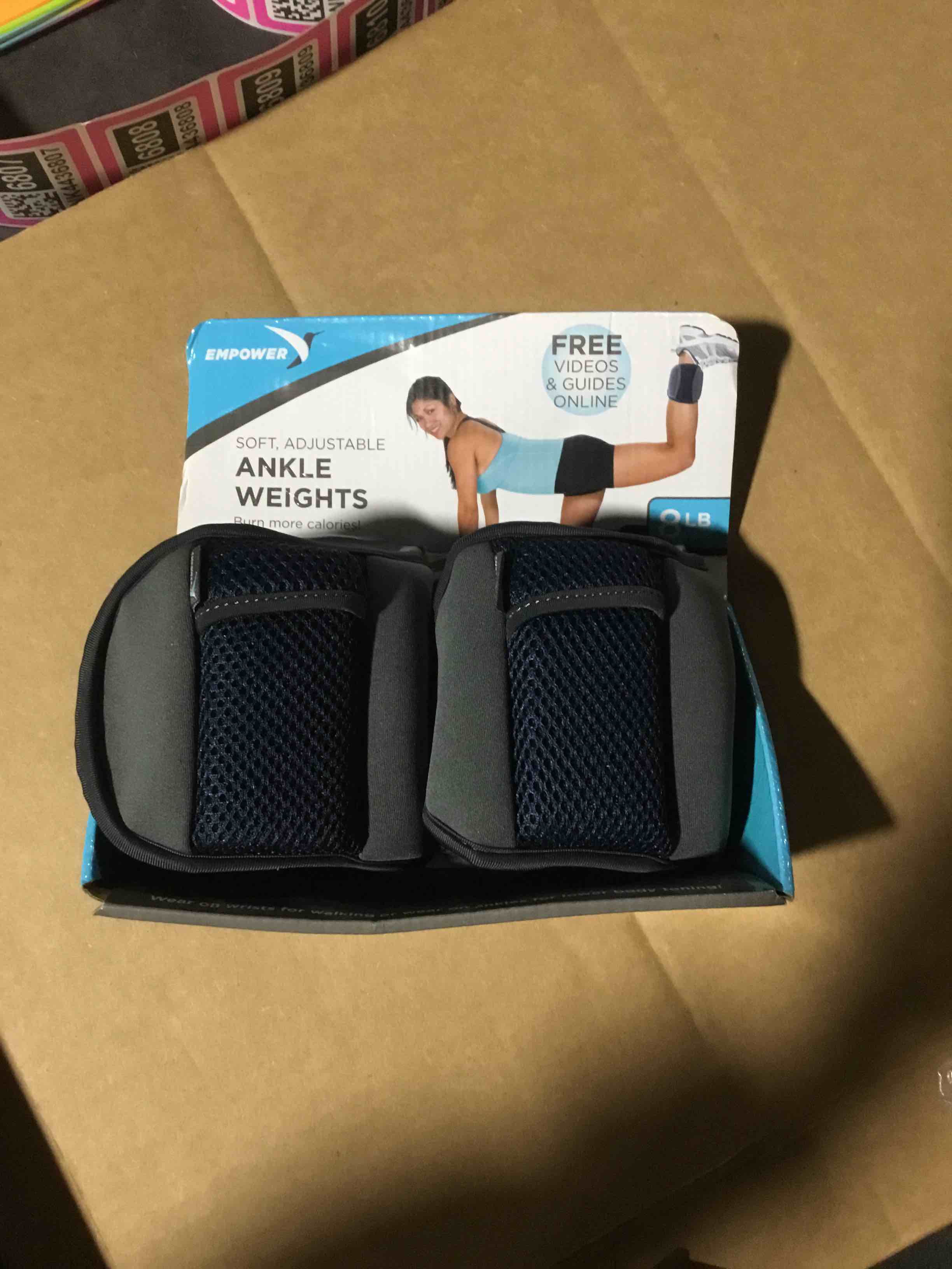 Condition photo showing New/Like New for Empower Adjustable Ankle Weights for Women  8-Pound Pair