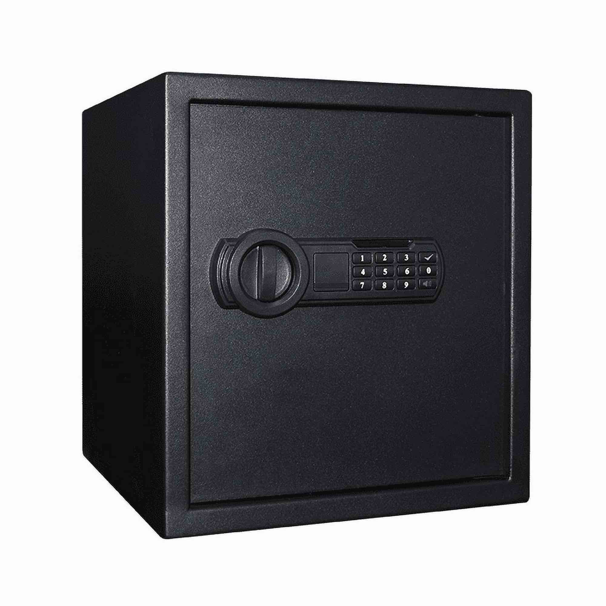Pen + Gear Extra Large Safe with Electronic Lock  Backup Key  1 Shelf  Black Model 36SAQ