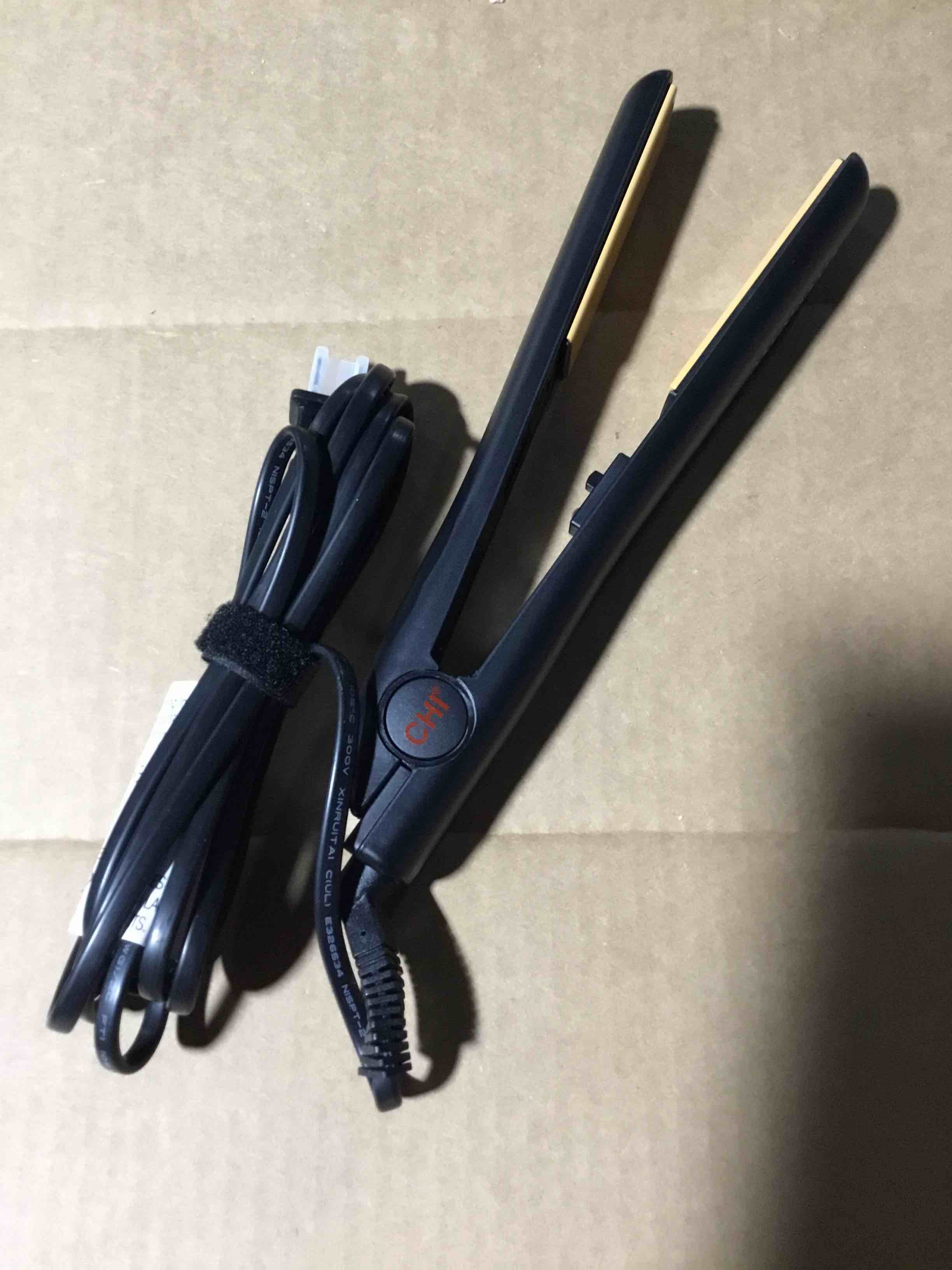 Condition photo showing New/Like New for Chi Original Ceramic Hairstyling 1 Iron  Black