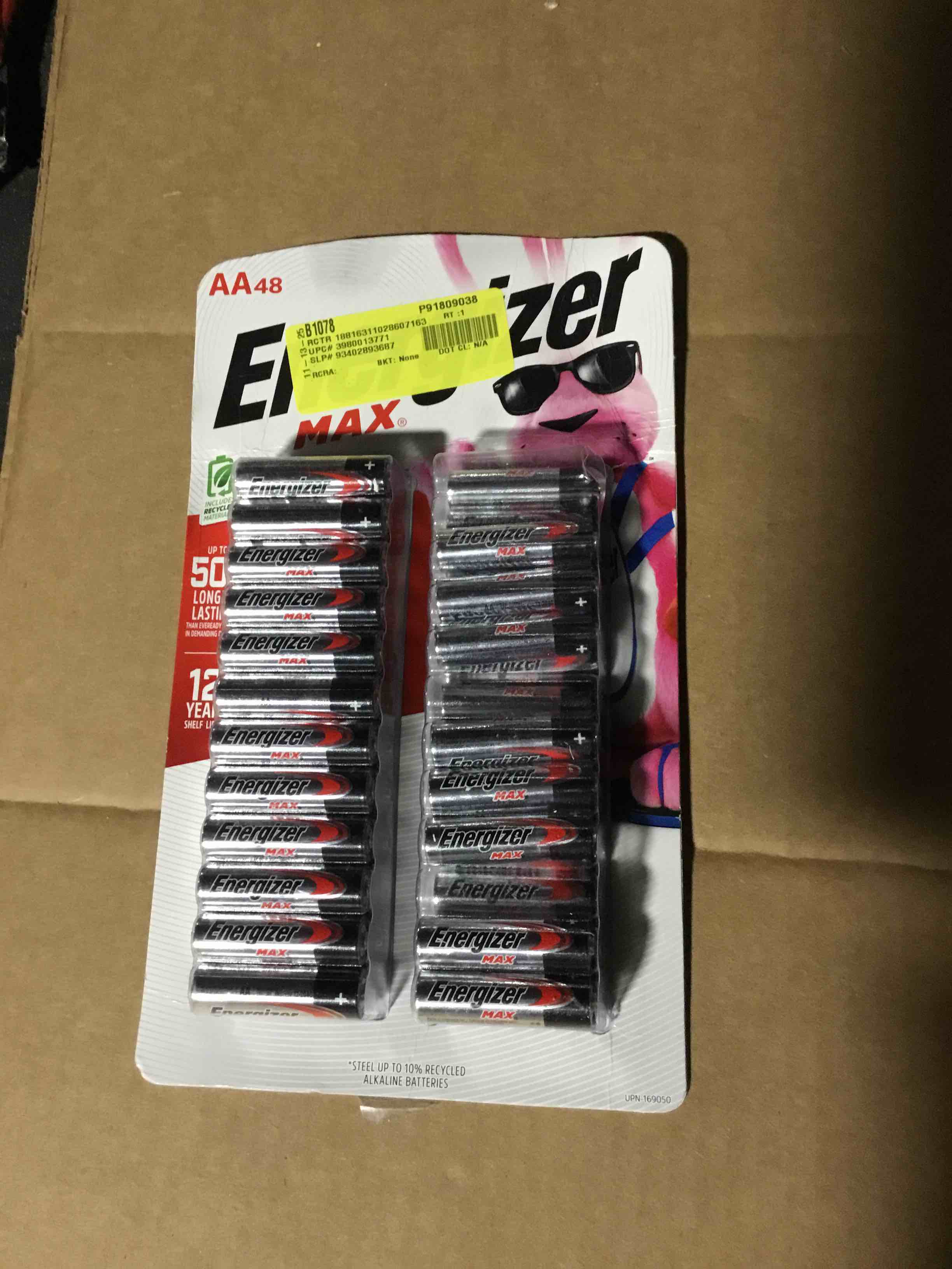 Condition photo showing Good Condition for Energizer MAX Alkaline AA Batteries  48-Pack
