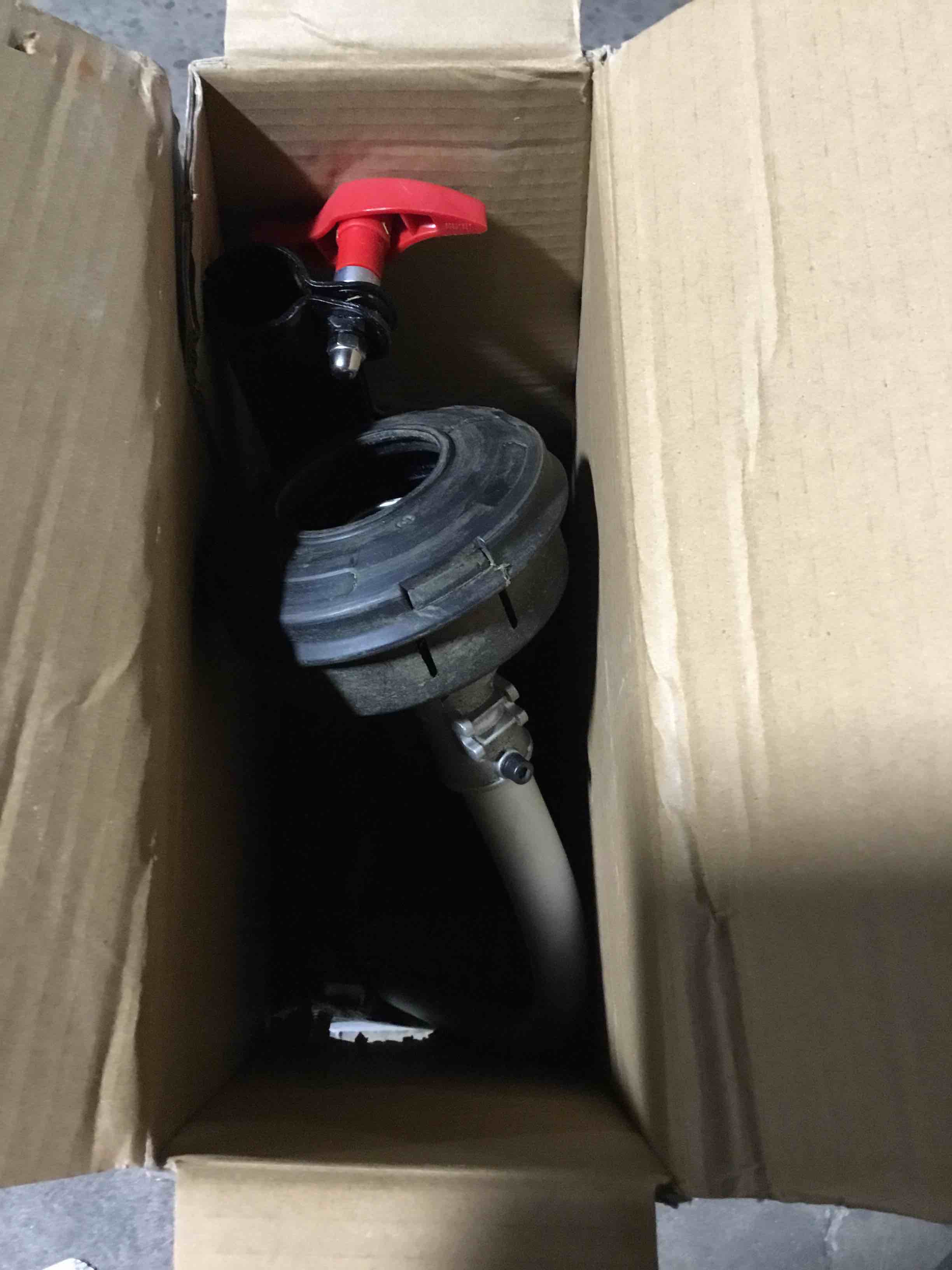 Condition photo showing As Is for Hyper Tough 26cc 2 Cycle Gas 17 Curved Shaft String Trimmer