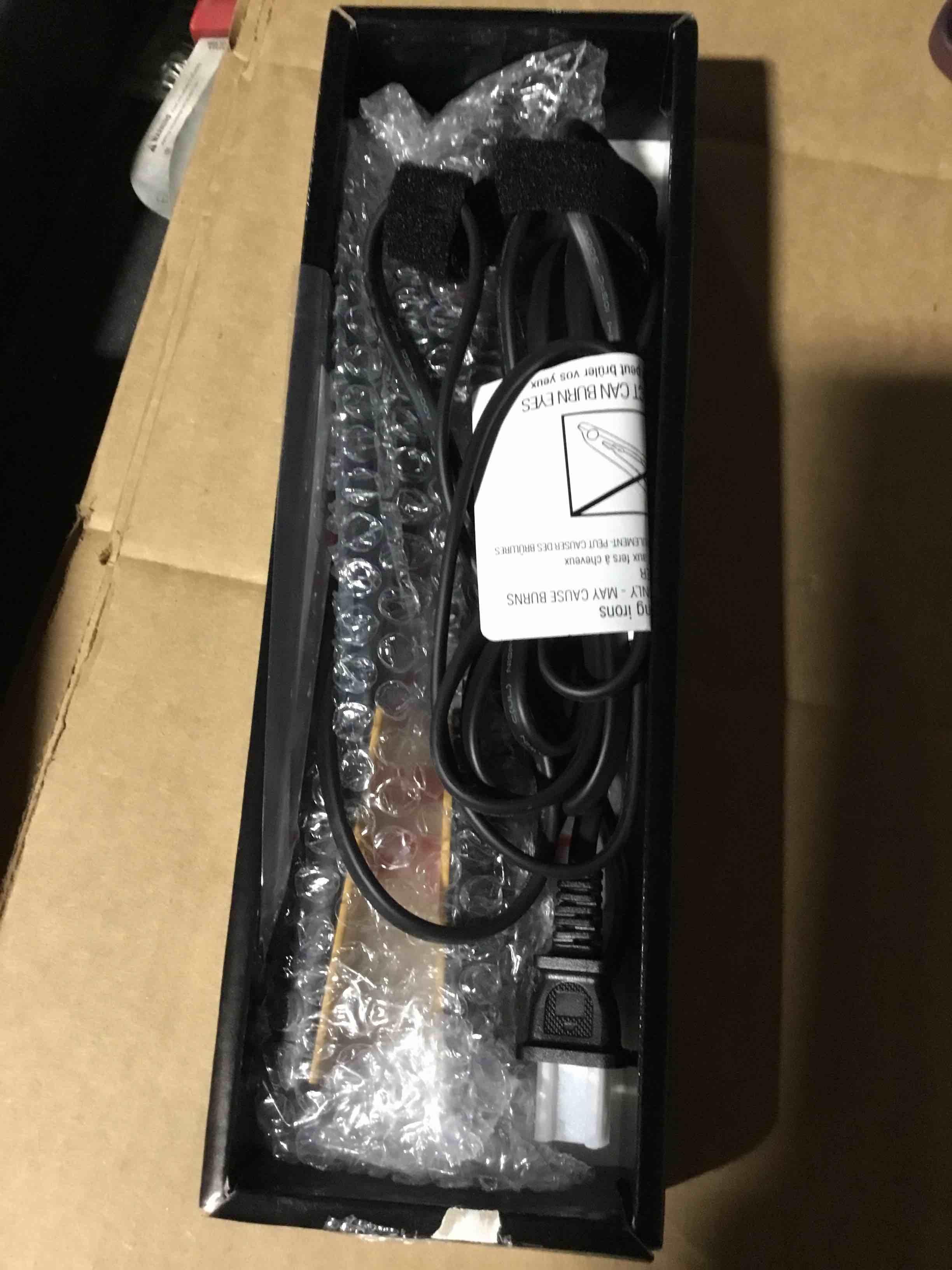 Condition photo showing New/Like New for Chi Original Ceramic Hairstyling 1 Iron  Black