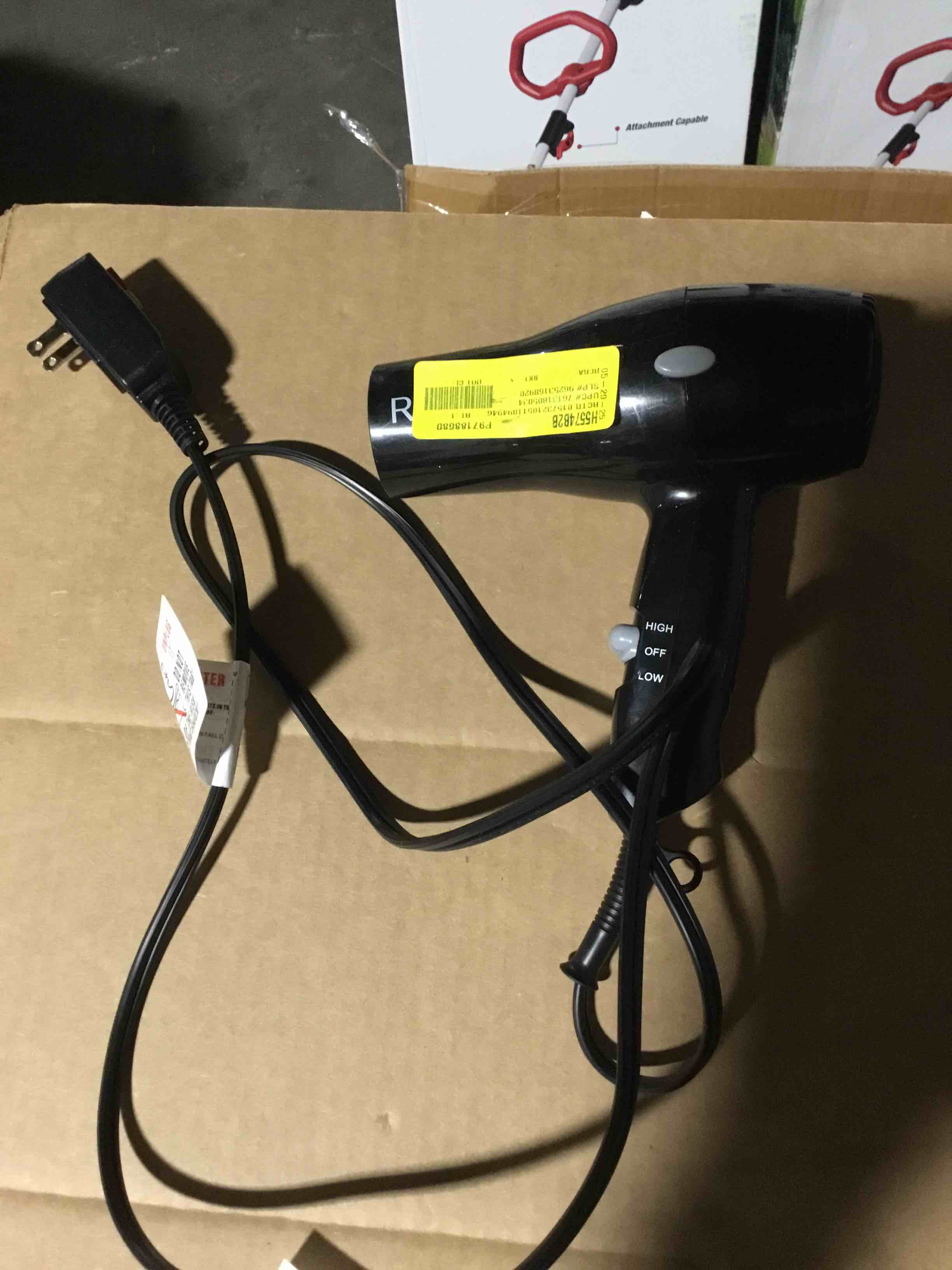 Condition photo showing As Is for Essential Compact Hair Dryer RVDR5034