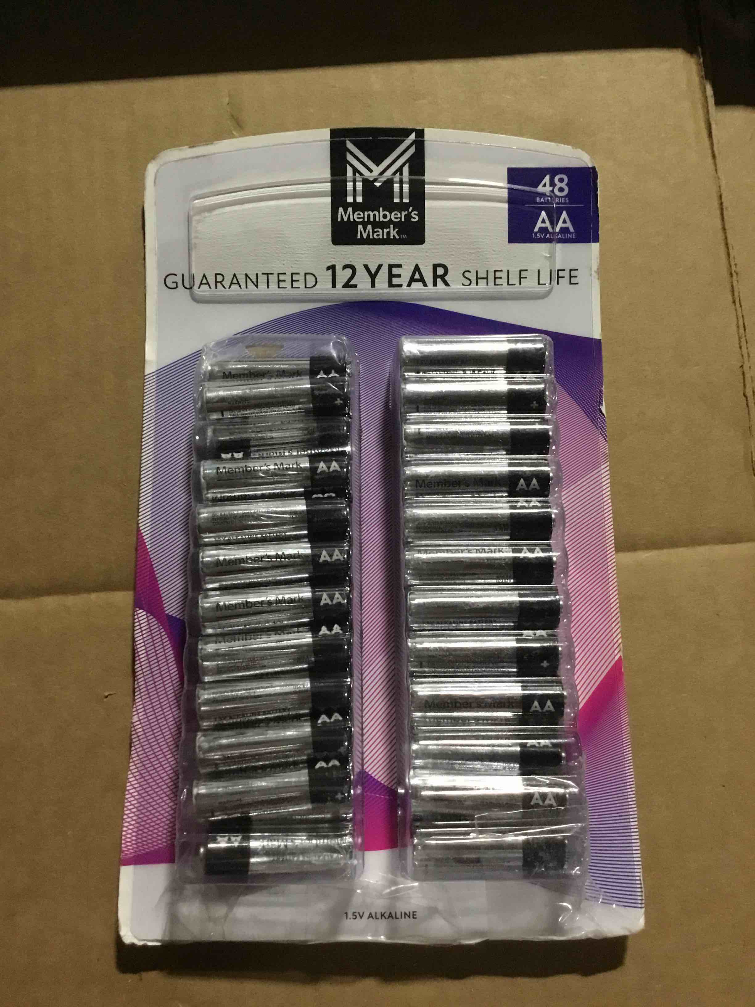 Condition photo showing Good Condition for Member's Mark Alkaline AA Batteries (48 Pack)