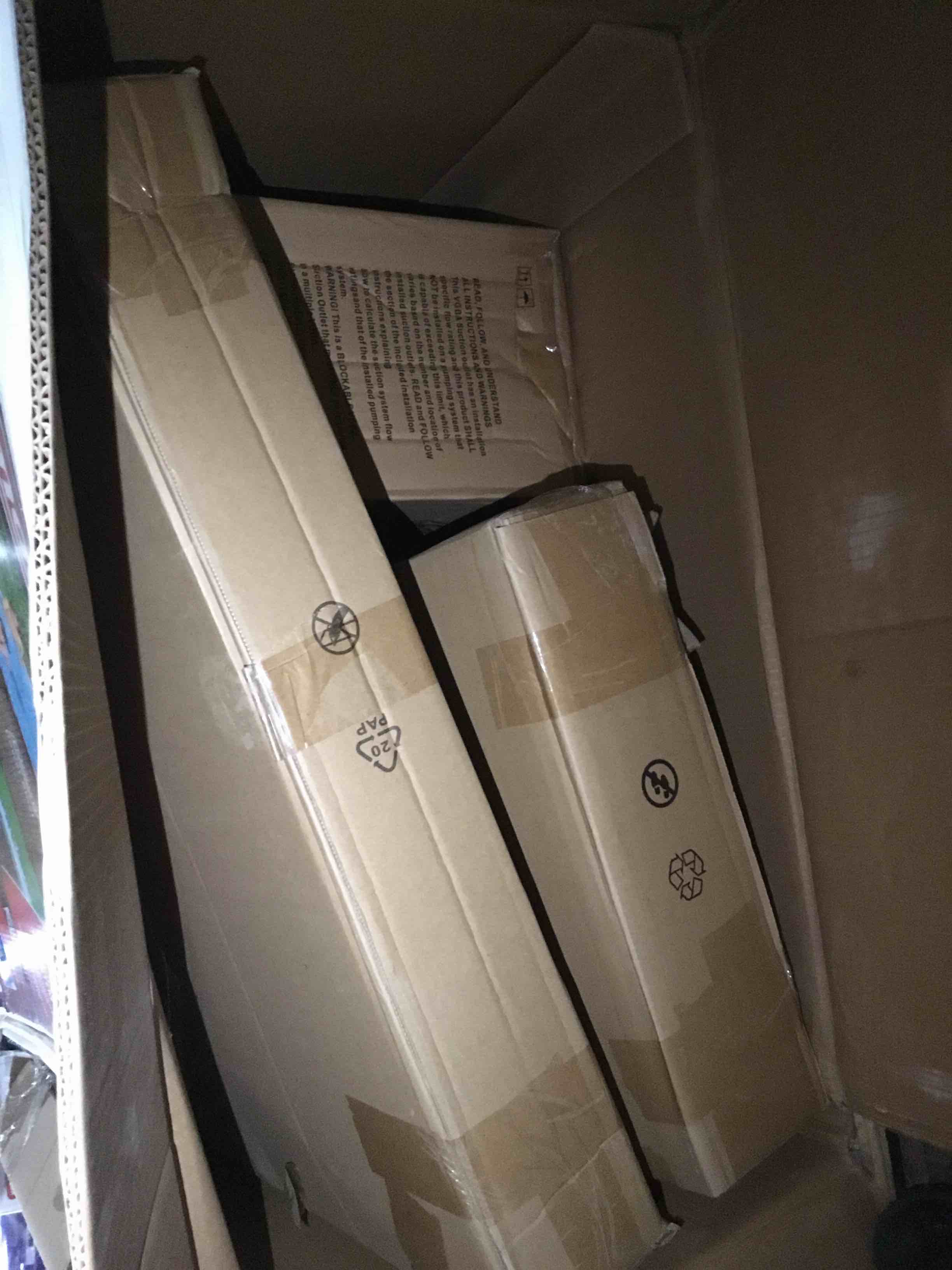 Condition photo showing As Is for Coleman Power Steel 18’ x 48” Round Metal Frame Above Ground Pool Set