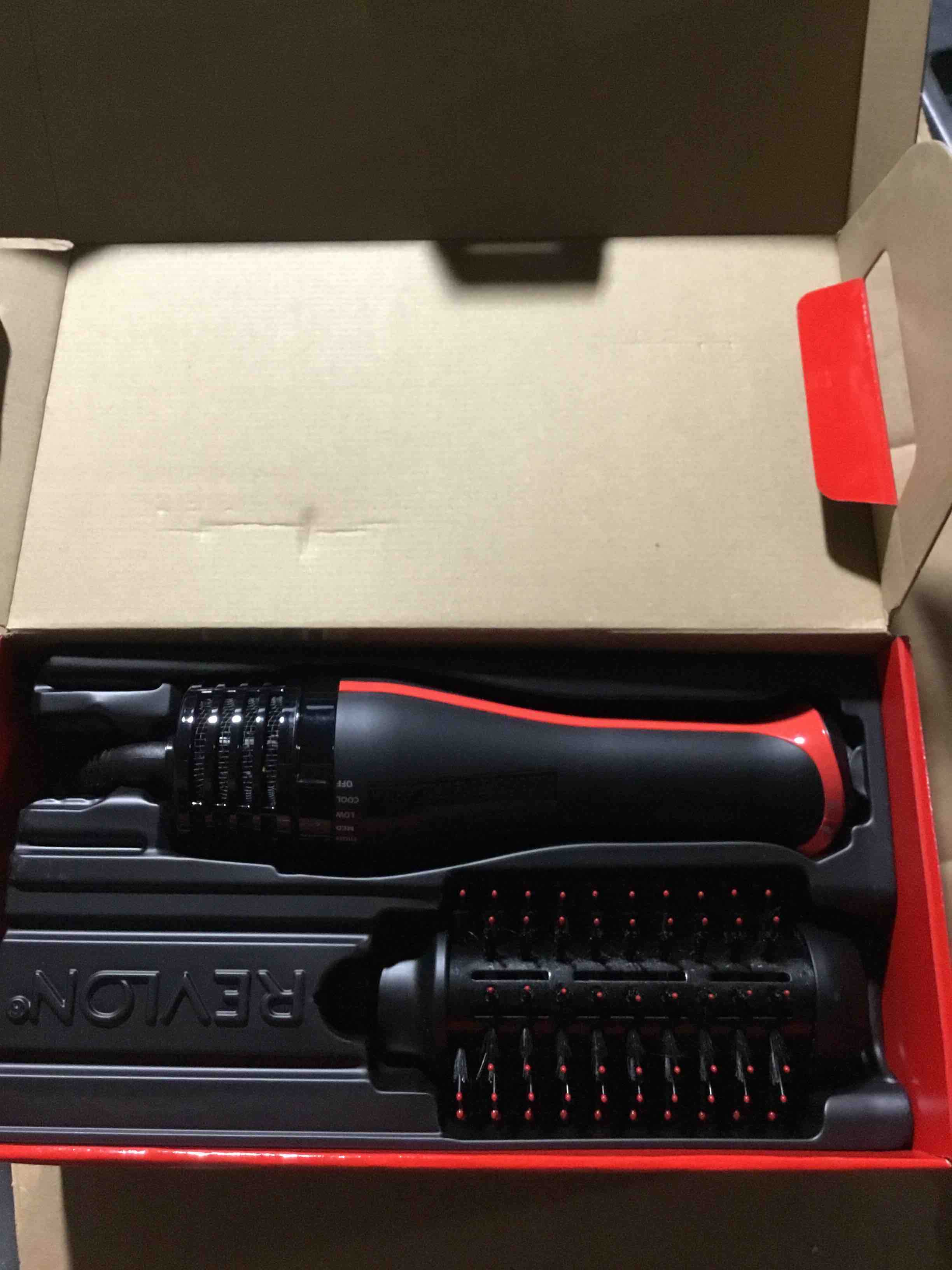 Condition photo showing New/Like New for Revlon One-Step Volumizer PLUS Hair Dryer and Hot Air Brush - Black
