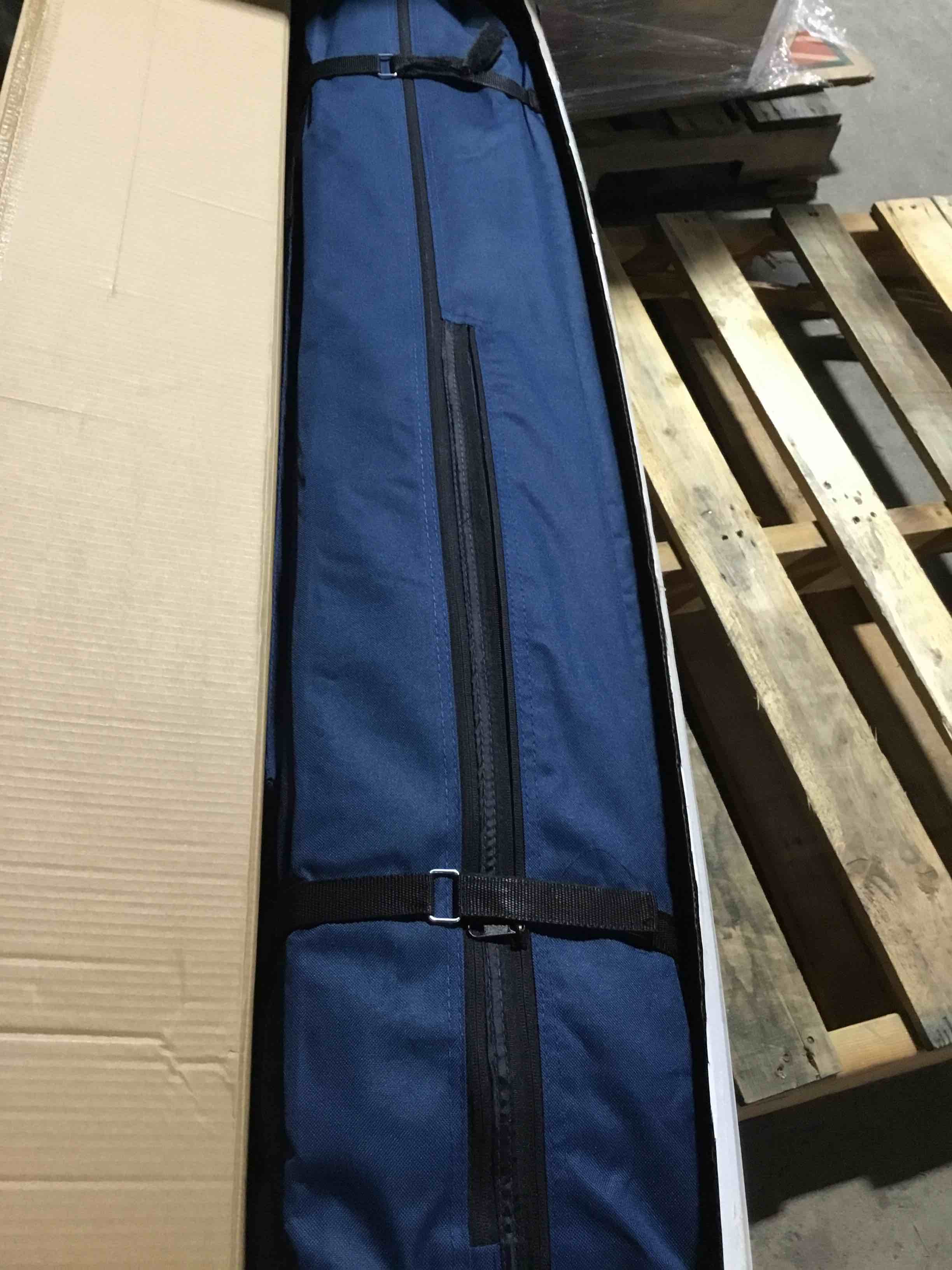 Condition photo showing New/Like New for E-Z UP 13x13 ONE-UP Instant Canopy Tent – Pop Up Outdoor Shade Tent with Vented Top, Adjustable Height & Roller Bag