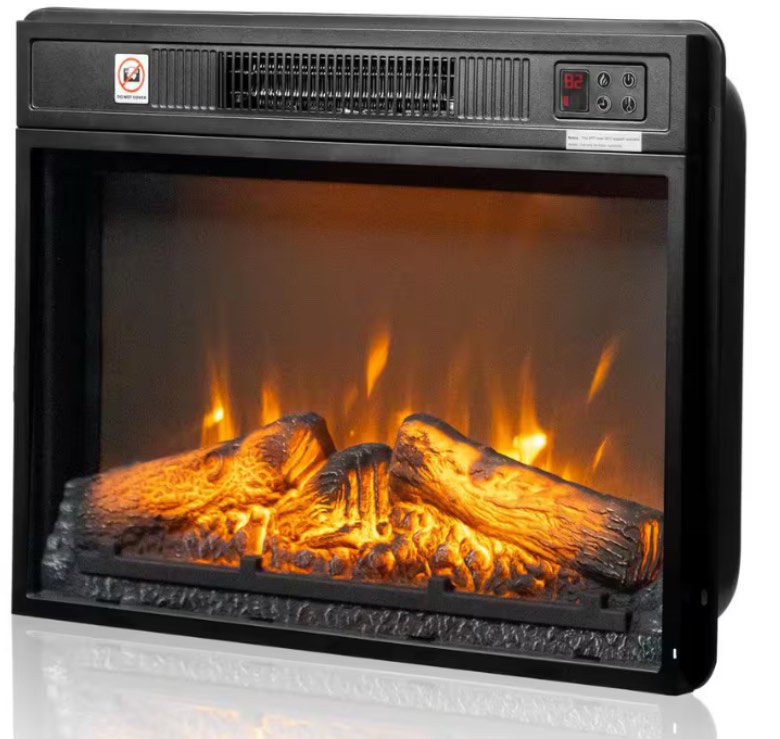 18 in. Electric Fireplace Insert