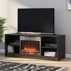 Meissalivve JX-011 TV Stand Electric Fireplace TV Stand, Black