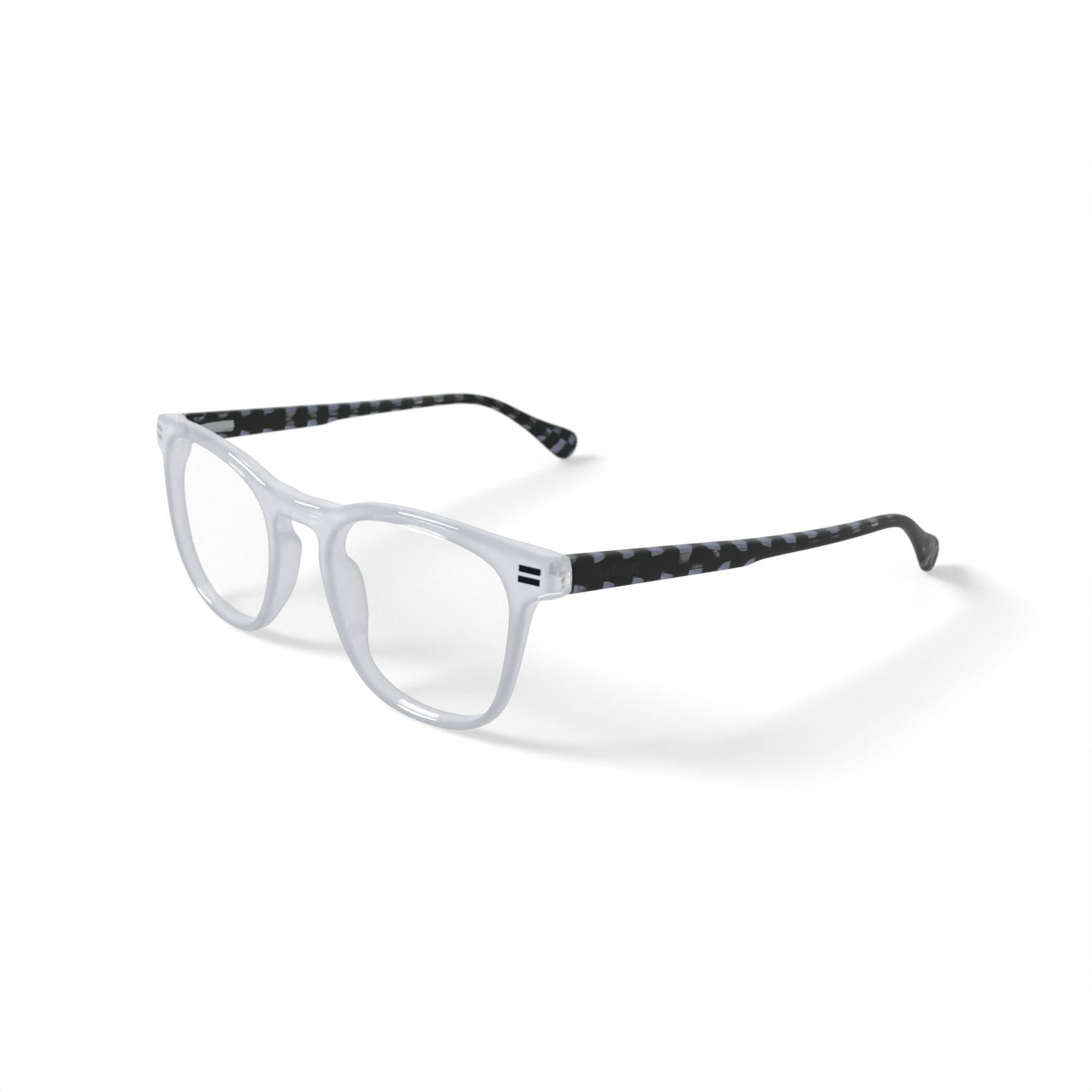 Hurley Men's HMO113 Prescription Eyeglasses with Case, Crystal