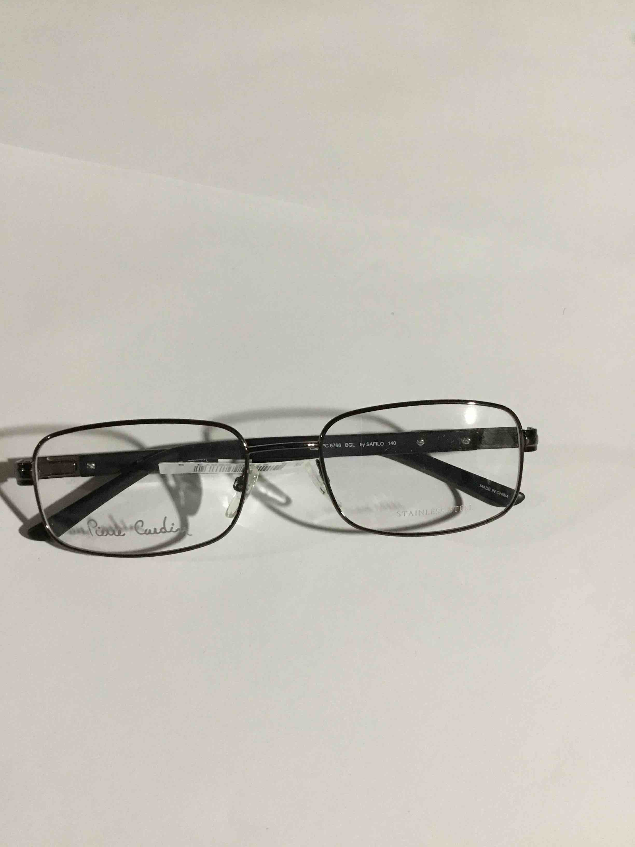 Condition photo showing New/Like New for Pierre Cardin 6766 Mens Prescription Glasses Black