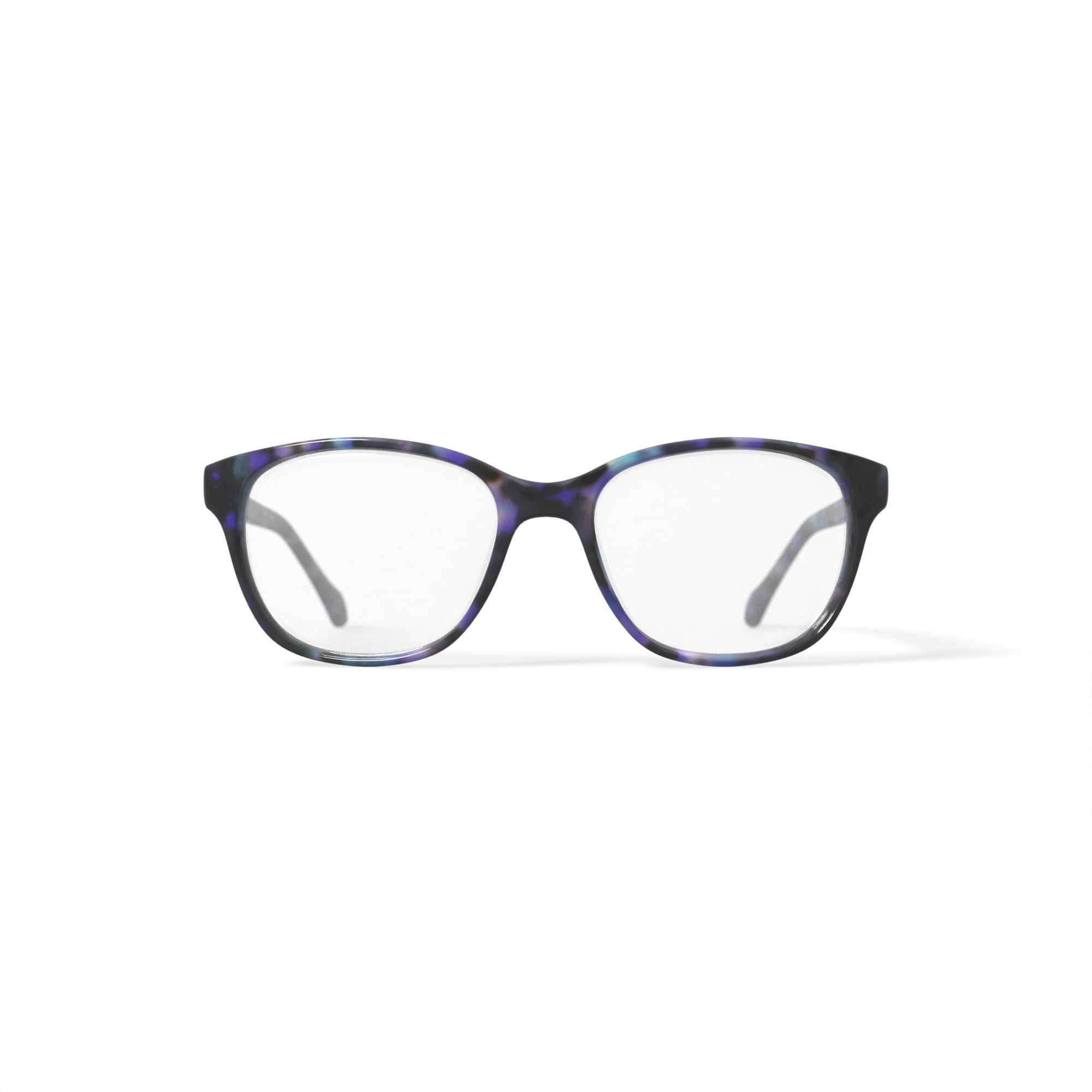 Walmart Women's MJ07323 Square Prescription Eyeglasses with Case, Purple