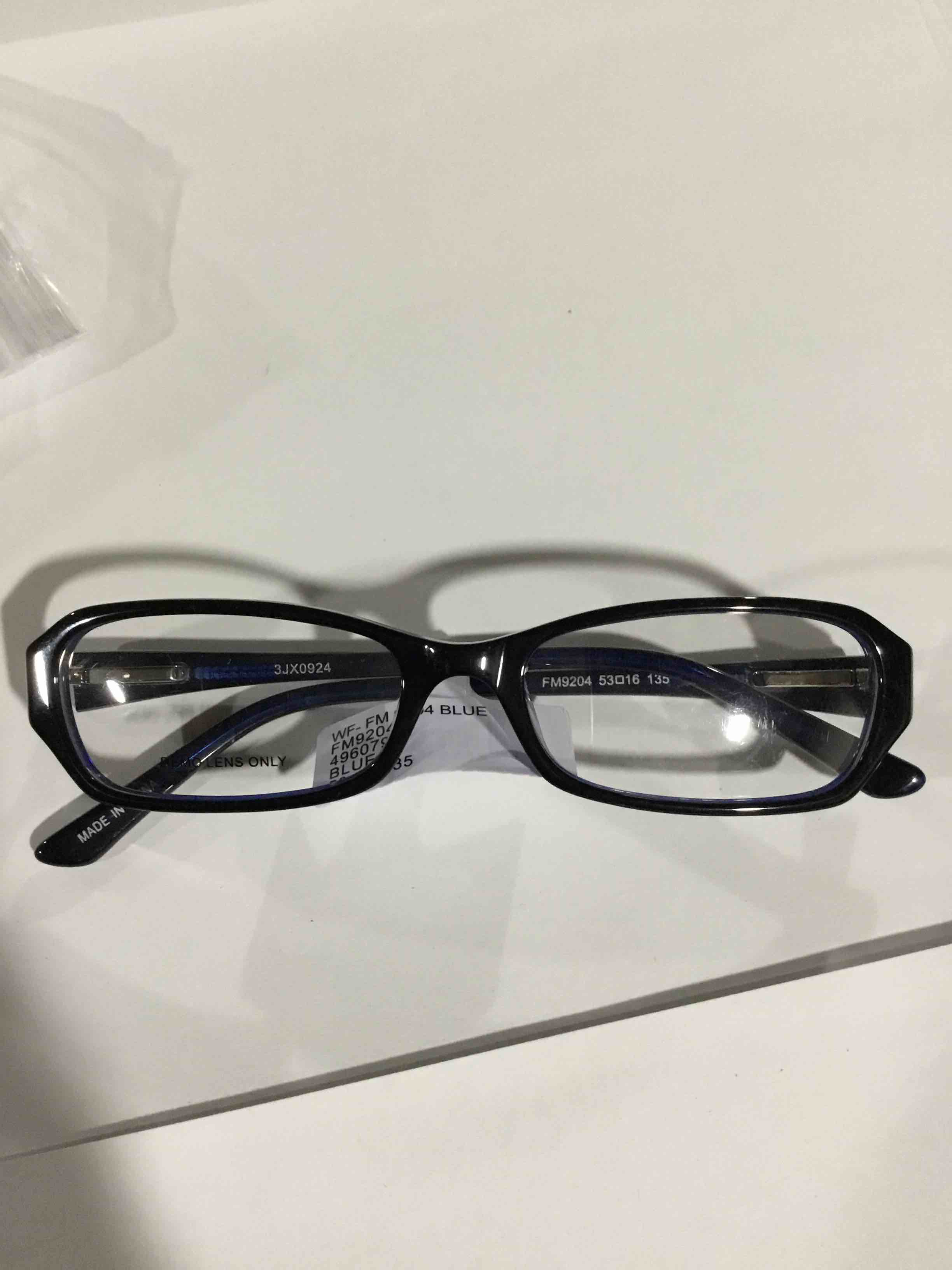 Condition photo showing New/Like New for Contour Womens Prescription Glasses, FM9204 Blue