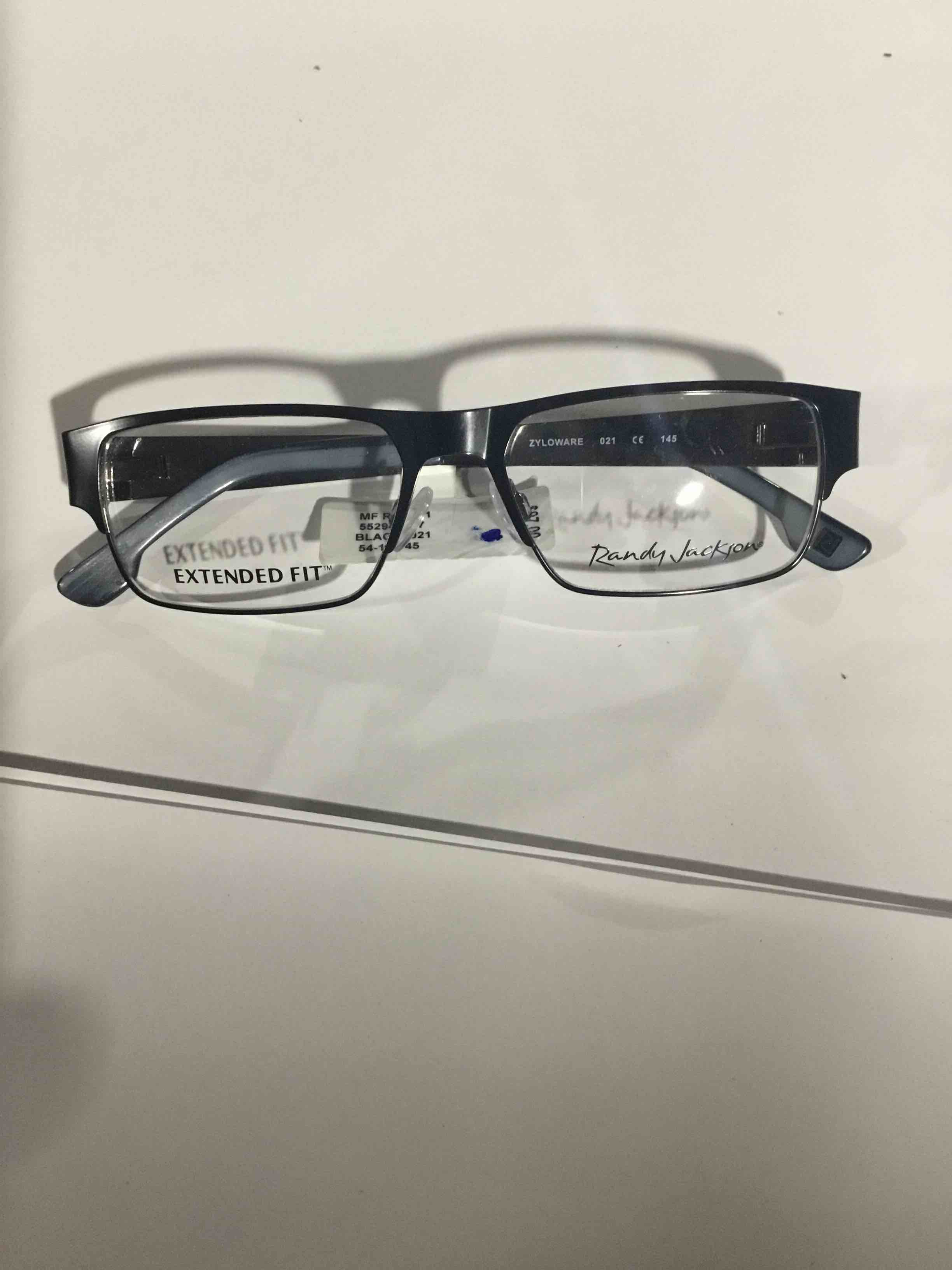 Condition photo showing New/Like New for Randy Jackson Mens Prescription Glasses, 1041 Black