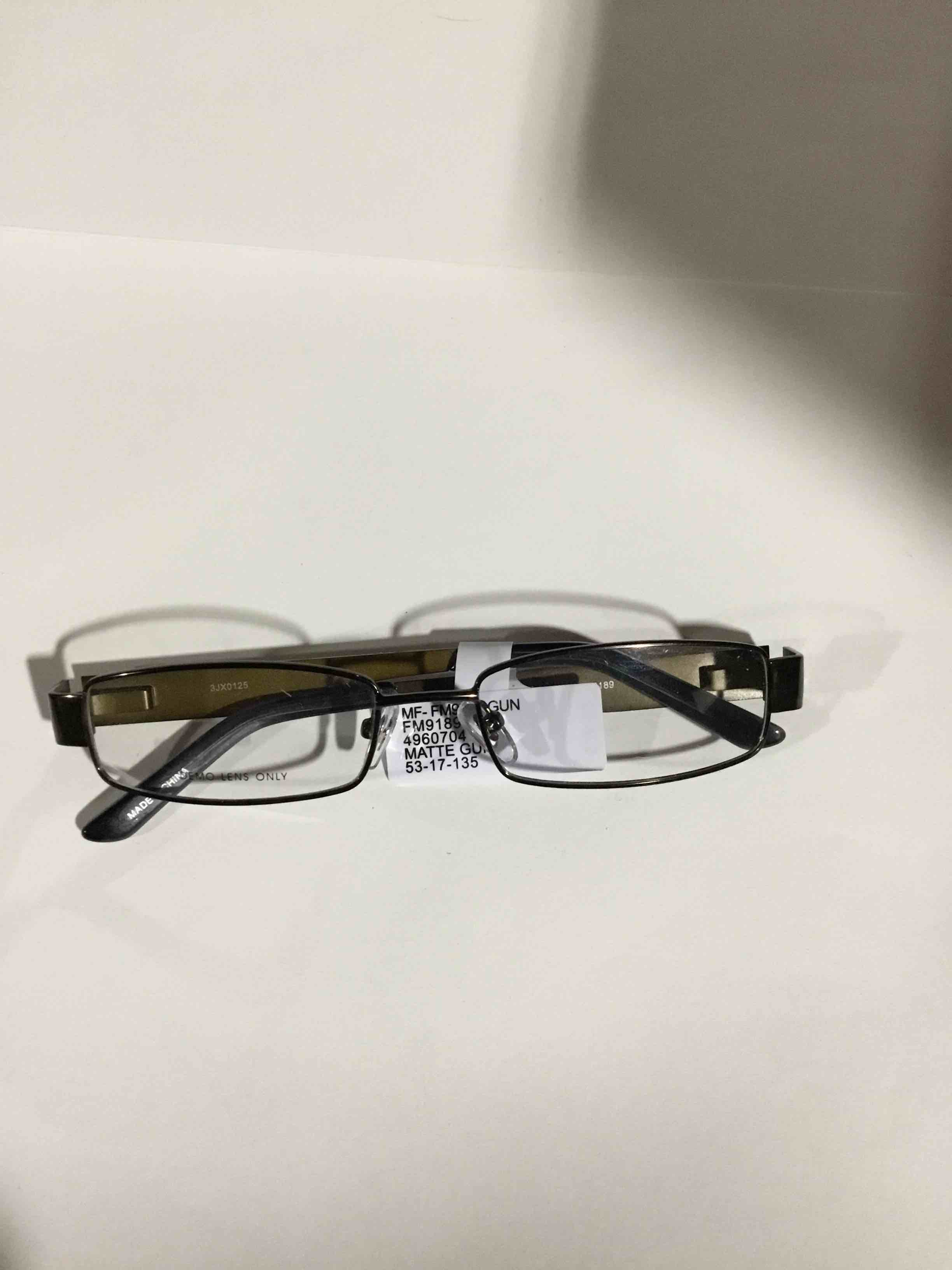 Condition photo showing New/Like New for Contour Mens Prescription Glasses, FM9189 Matte Gun