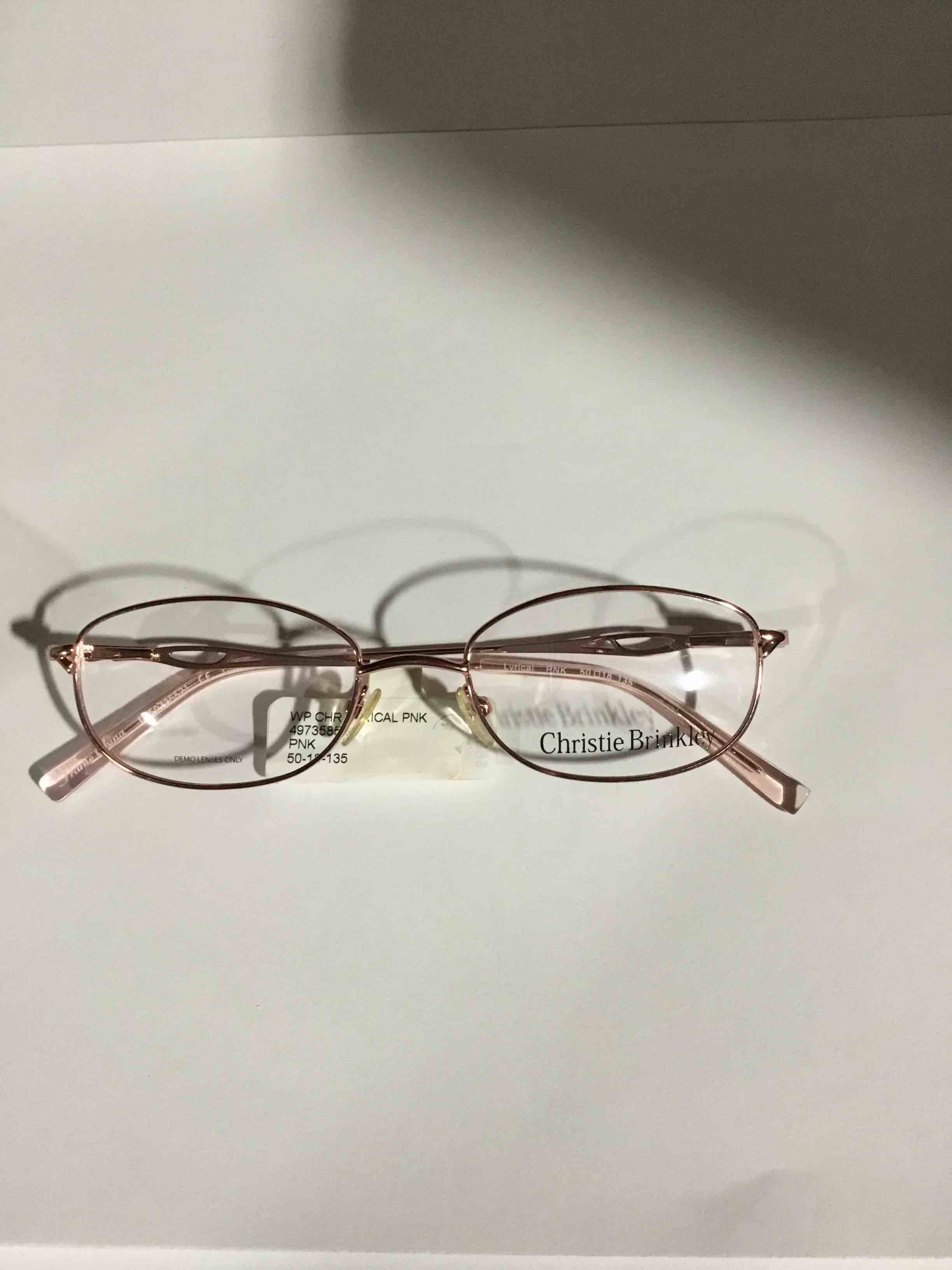 Condition photo showing New/Like New for Christie Brinkley Womens Prescription Glasses, Lyrical Pink