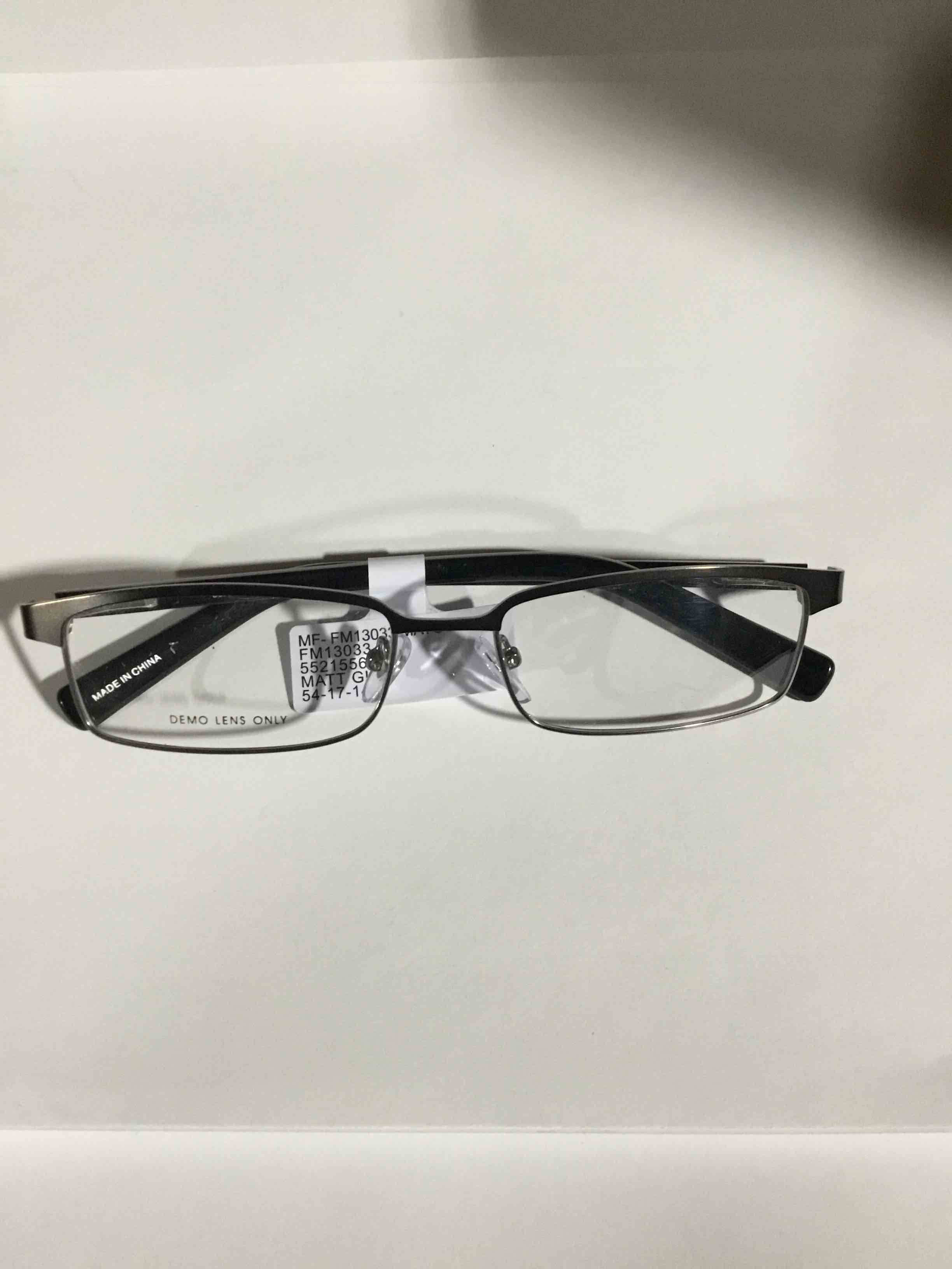 Condition photo showing New/Like New for Contour Mens Prescription Glasses, FM13033 Matt Gun