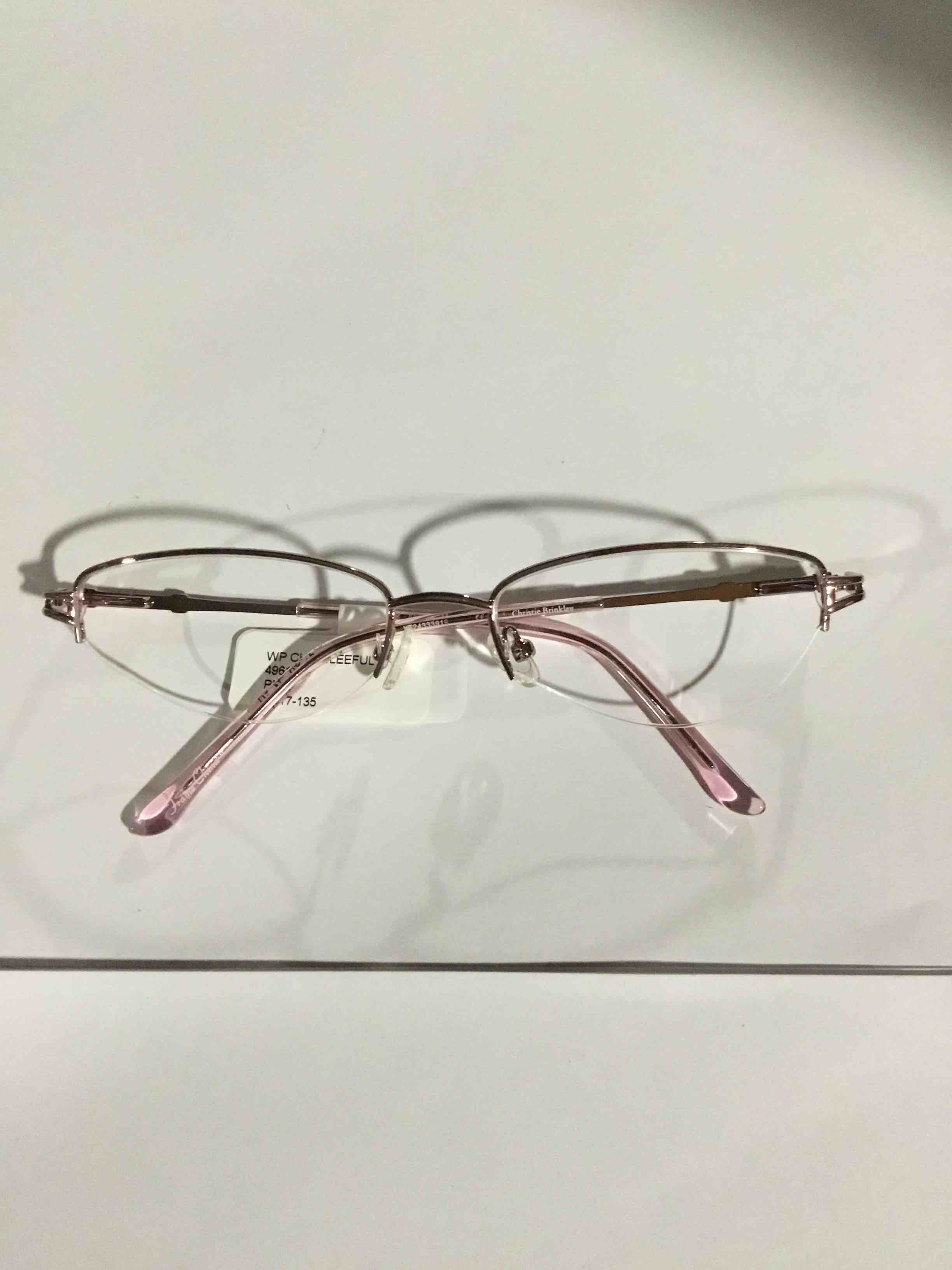 Condition photo showing New/Like New for Christie Brinkley Womens Prescription Glasses, Gleeful Pink