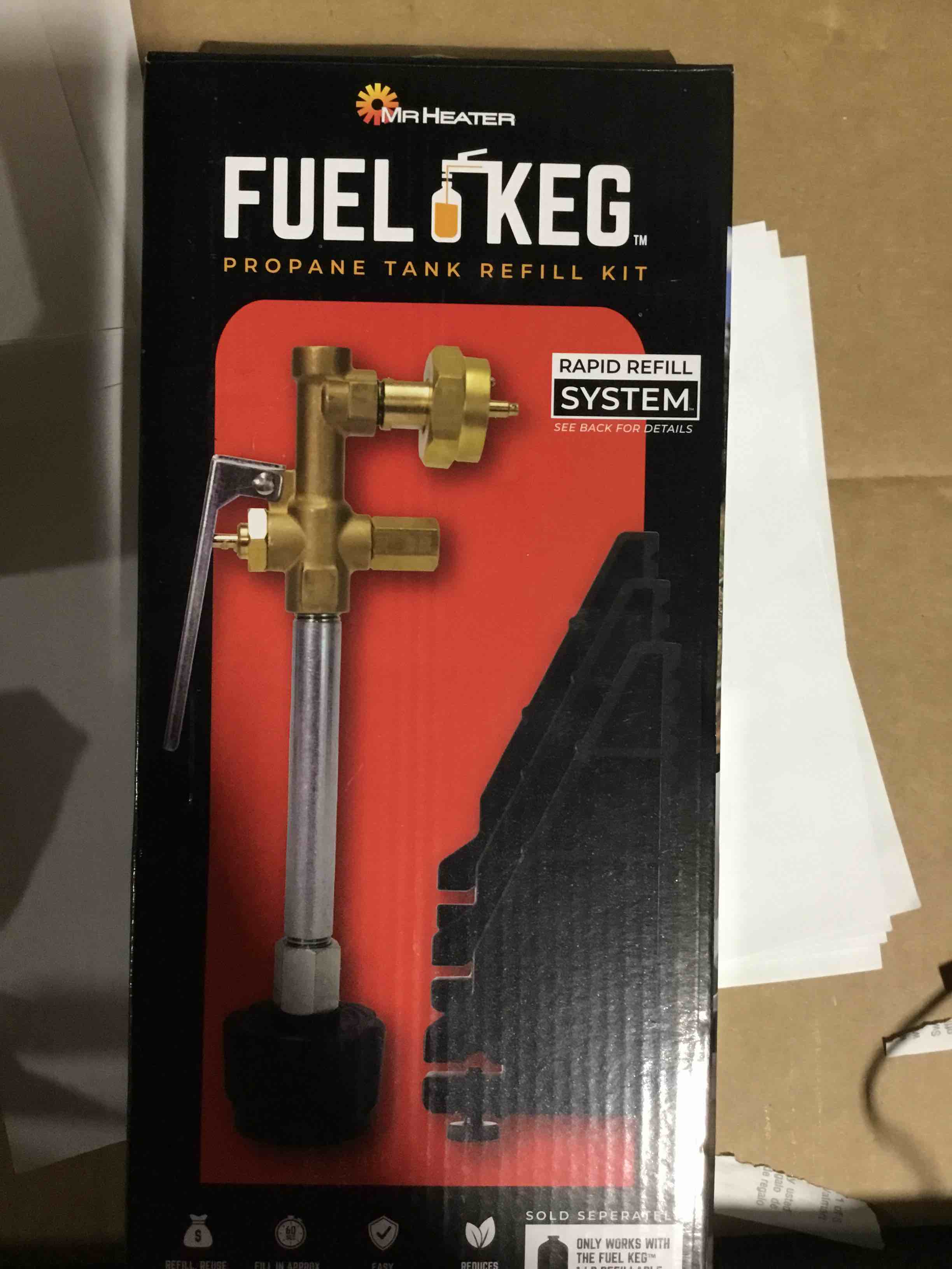 MR HEATER FUEL KEG REFILLABLE PROPANE TANK KIT