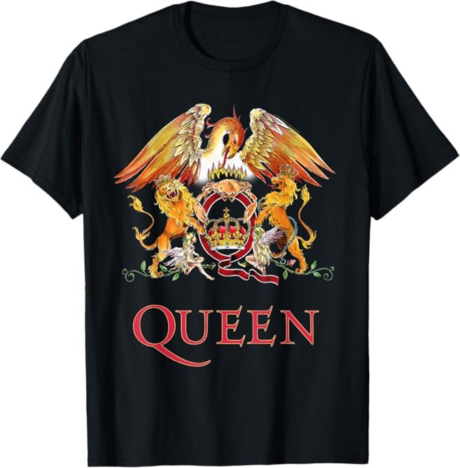 Queen Official Classic Crest T-Shirt