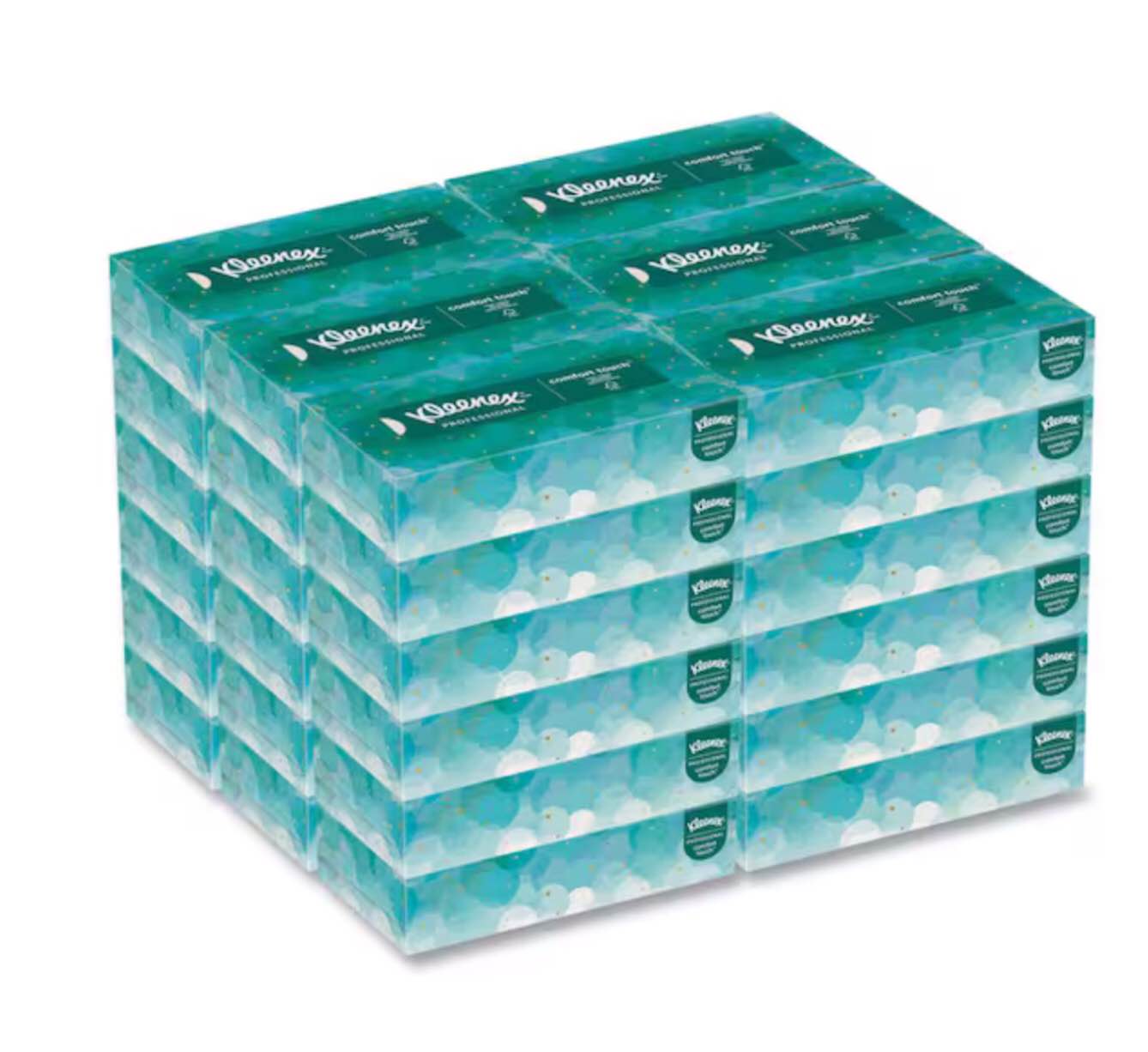 Kleenex White Facial Tissue 8.4" X 8.6" 100 Tissue/box 36 Boxes/case Kcc21400
