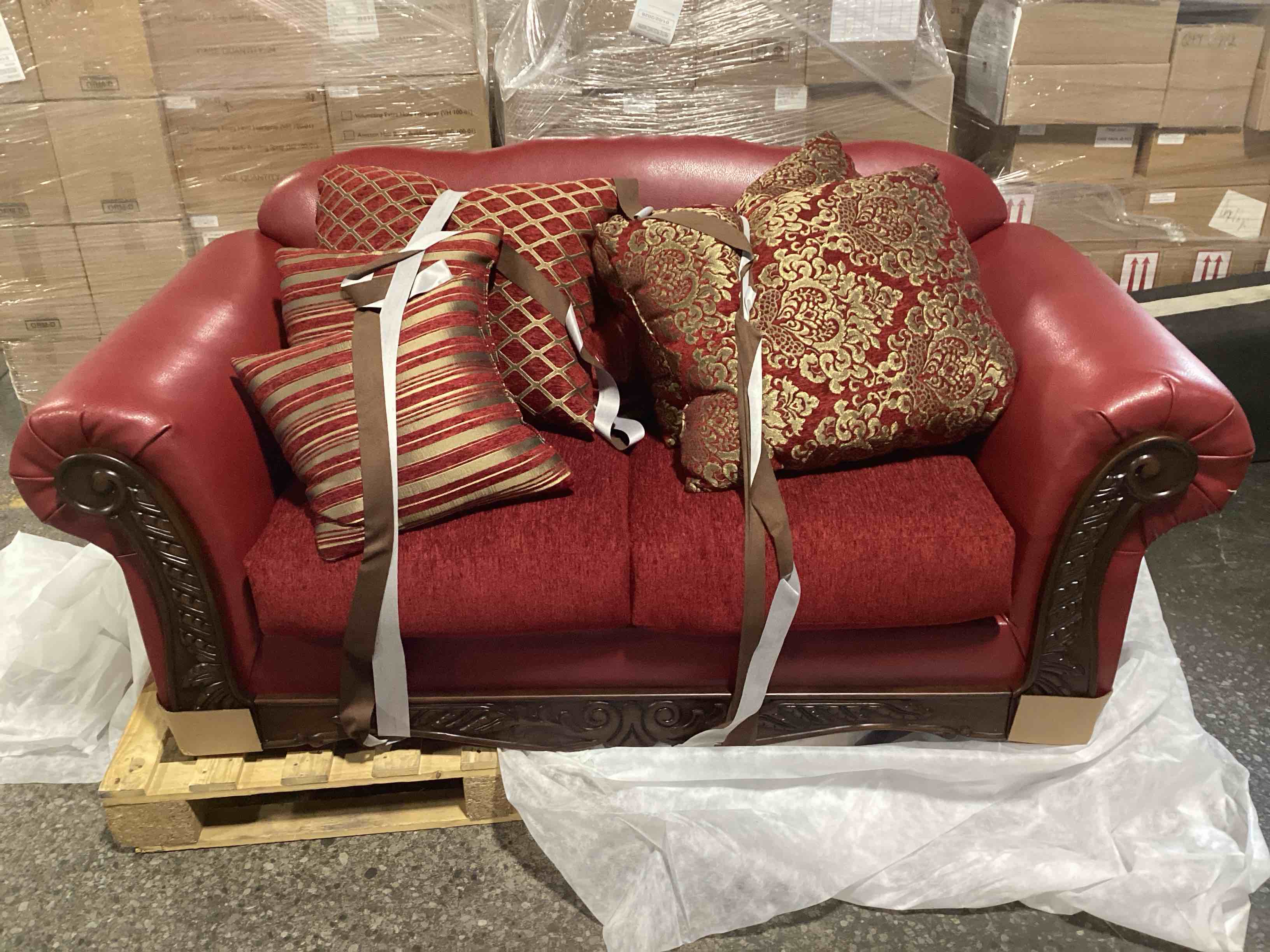 Refrigerator and Sofas