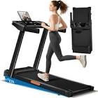 portable treadmill with incline, 3.0hp walking pad with handle bar, 3-in-1 foldable treadmill for ho