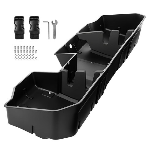 gearlast underseat storage compatible with chevy silverado/gmc sierra 1500 2500 3500 2019-2025, rear