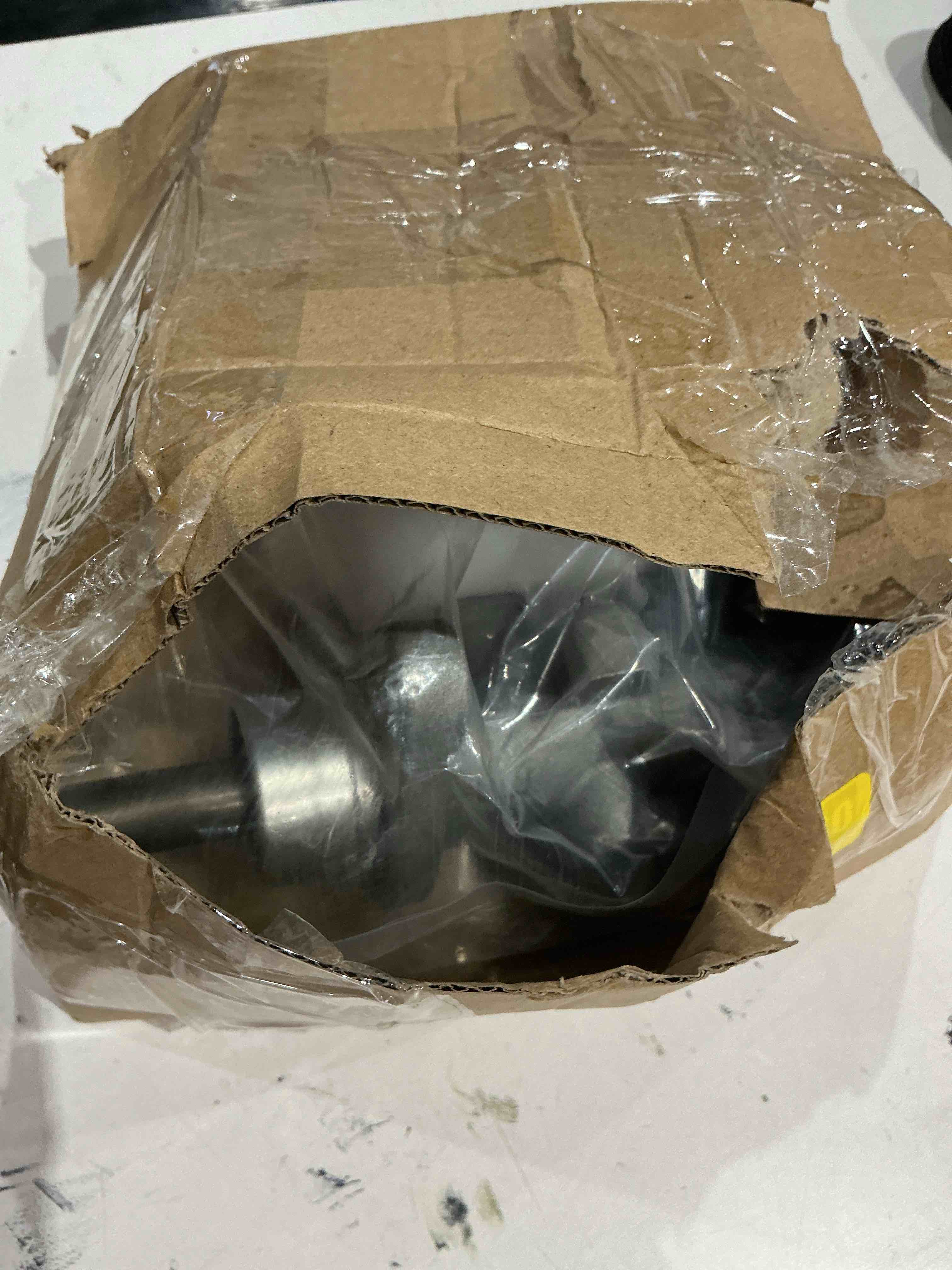 Condition photo showing As Is for m630529 brake master cylinder with reservoir and cap compatible with ford mazda and mercury for escape 2009-2012 tribute 2008-2011 mariner 2009-2011 replace 9l8z2140a